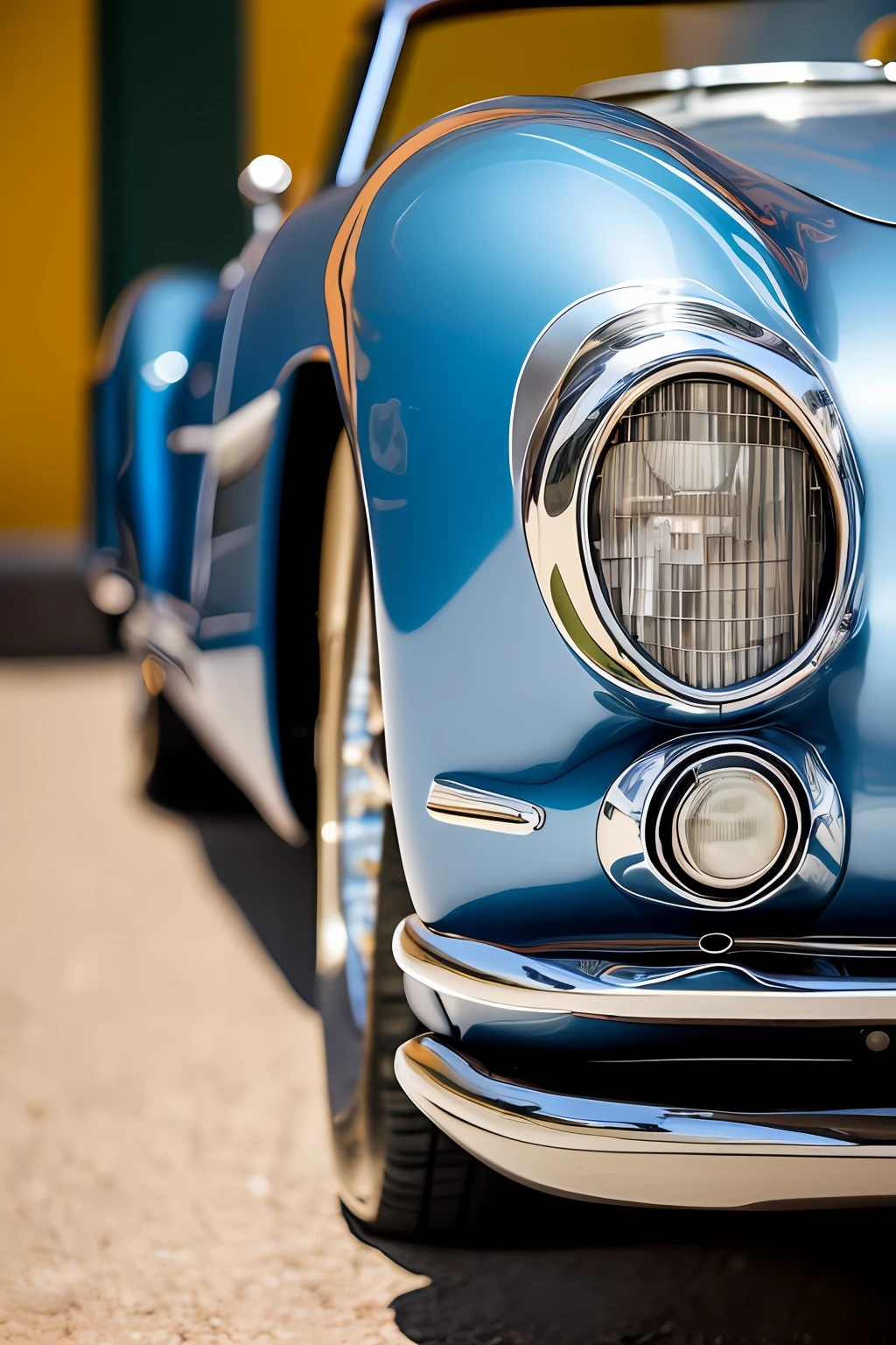 (8K, best quality:1.2), (masterpiece:1.37), (photo, photorealistic:1.37), (ultrahigh-res), A realistic photo of FERRARI 250 GT BERLINETTA (1956) silver in a showcase garage, reflections on the black metallic silver floor, mirrored walls in the background, black lighting, cinematic, 8k, black lighting photographed by Canan EOS R6, 135mm, 1/1250s, f/2.8, ISO 400