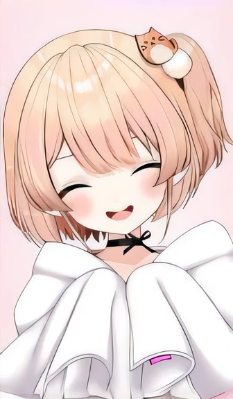 anime girl with a cat on her shoulder, [[[[grinning evily]]]], shikamimi, sayori, cute anime style, Cute anime face, Lori, extremely cute anime girl face, kawaii anime manga style, lolish, cute natural anime face, Cute Anime Girl, small curvy loli, Cute Anime, neferpitou