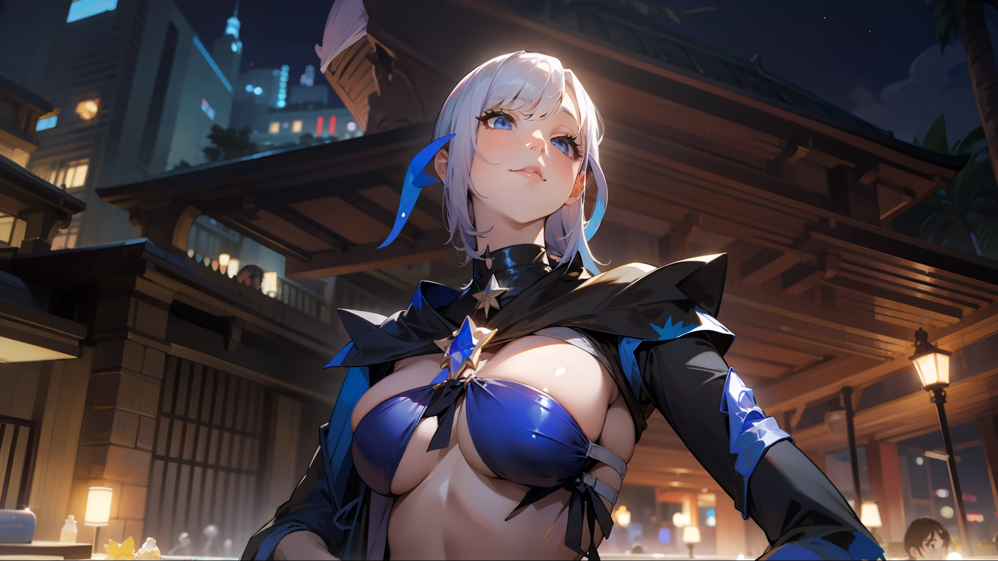 Night Pool、Bikini Beauty