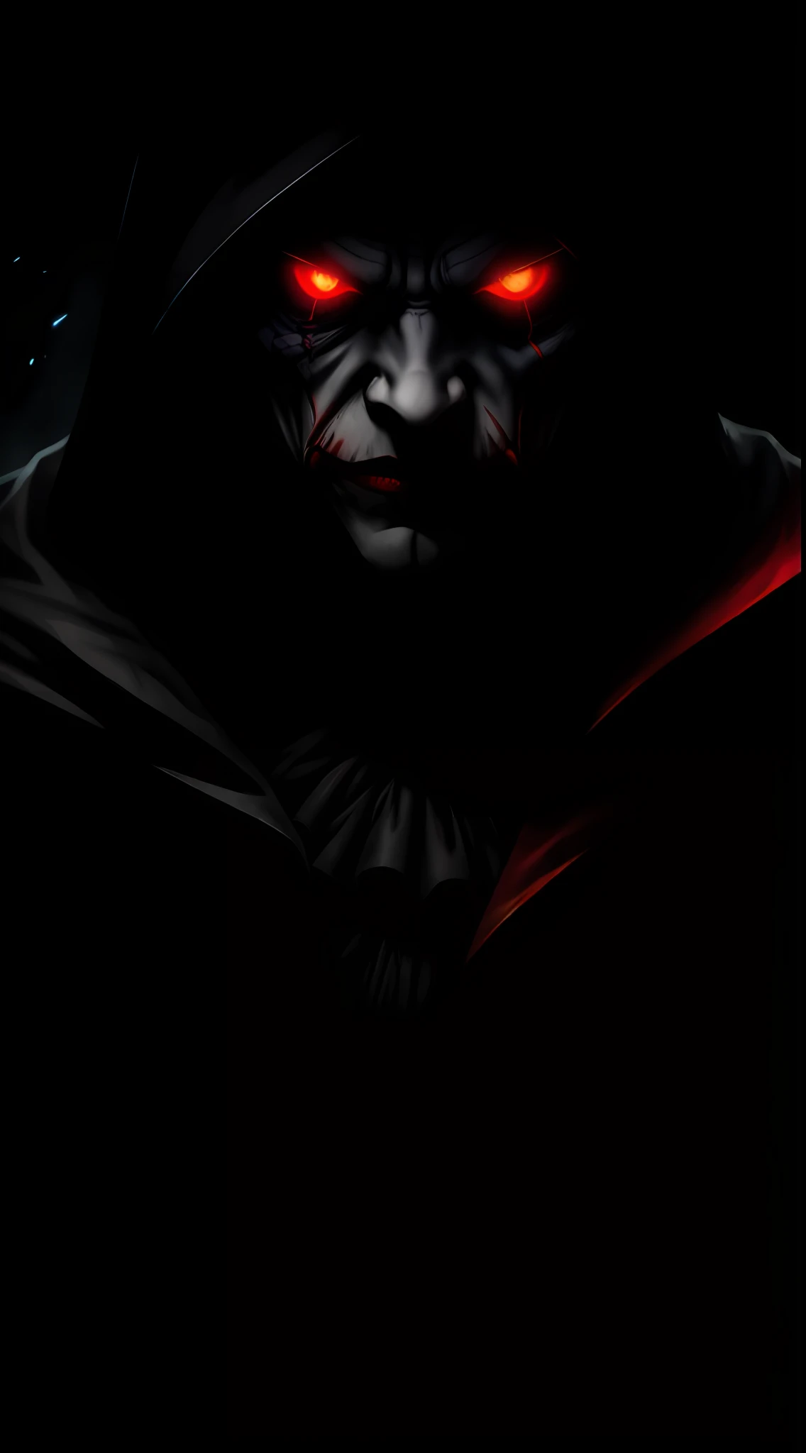 (dark shot: 1.1), epic realistic, Blood Joker in the dark with glowing eyes and glowing cape, soft cinematic light, Adobe Lightroom, darkroom, HDR, intricate, highly detailed, (depth of field: 1.4), hyper-detail (artstation: 1.4), cinematic, warm light, dramatic light (complex details: 1.1)