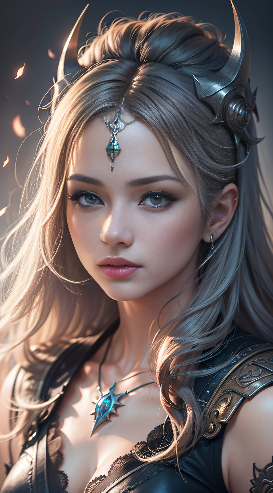 (8K, top quality, masterpiece: 1.2), (realistic, photorealistic, photorealistic: 1.37), beautiful character painting, detailed digital anime art, gwise style artwork, detailed portrait of anime girl, Rostran 8K, stunning character art, photorealistic anime girl rendering, CGI Anime Fantasy Artwork, Beautiful Digital Artwork, 8k High Quality Detail Art, Attention to Detail, Summoned Beast Shiva, FF, Final Fantasy, Ice, Women