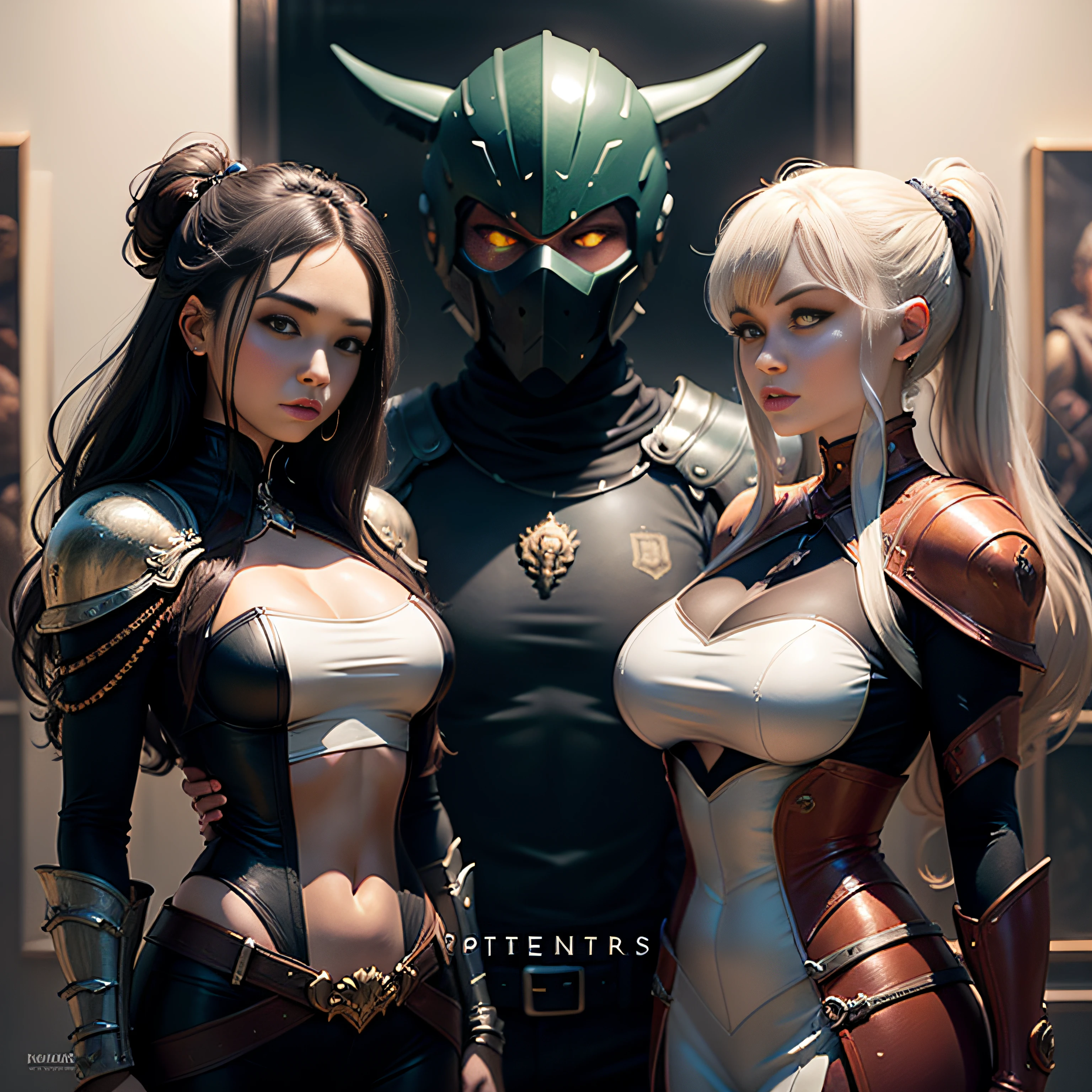 please make a logo with the name "Protectors" for an art serie