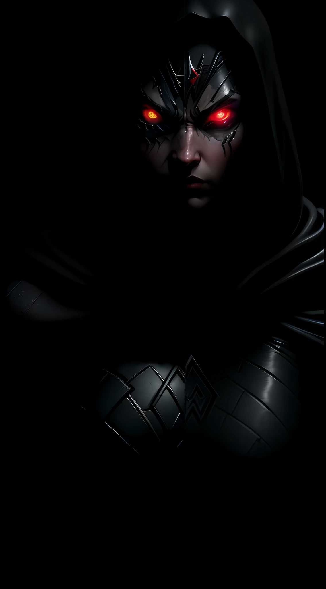 (dark shot: 1.1), epic realistic, Wonder Woman Venom in the dark with glowing eyes and glowing cape, soft cinematic light, Adobe Lightroom, darkroom, HDR, intricate, highly detailed, (depth of field: 1.4), hyper-detail (artstation: 1.4), cinematic, warm light, dramatic light (complex details: 1.1)