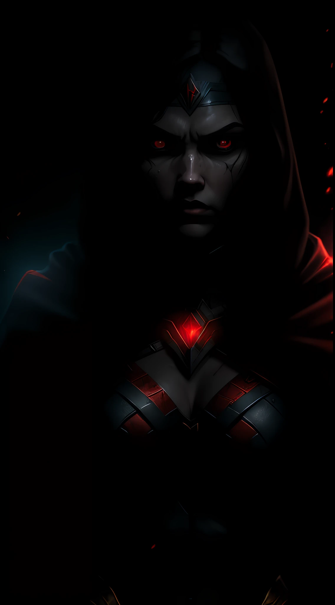 (dark shot: 1.1), epic realistic, Blood Wonder Woman in the dark with glowing eyes and glowing cape, soft cinematic light, Adobe Lightroom, darkroom, HDR, intricate, highly detailed, (depth of field: 1.4), hyper-detail (artstation: 1.4), cinematic, warm light, dramatic light (complex details: 1.1)
