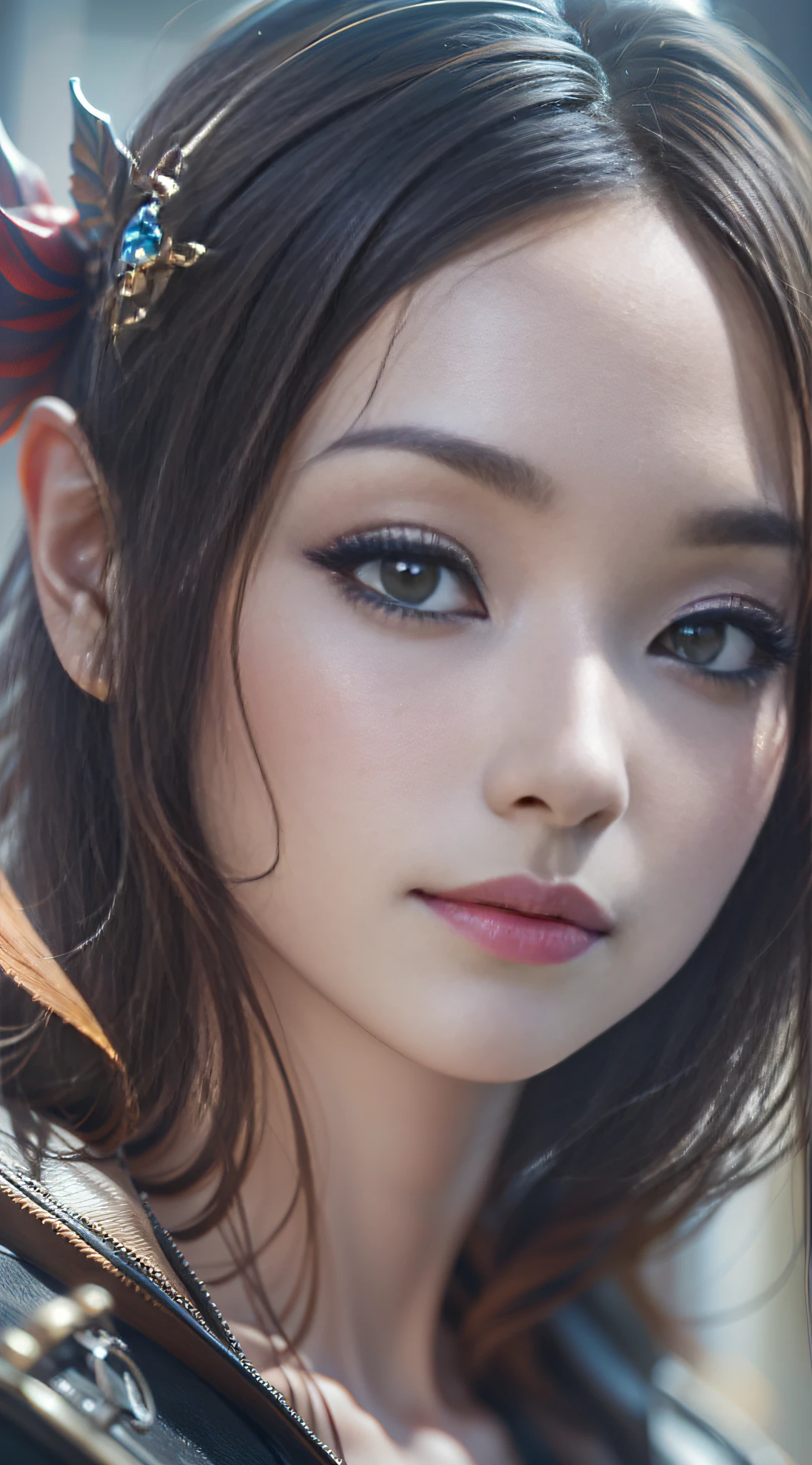 (8K, top quality, masterpiece: 1.2), (realistic, photorealistic, photorealistic: 1.37), beautiful character painting, detailed digital anime art, gwise style artwork, detailed portrait of anime girl, Rostran 8K, stunning character art, photorealistic anime girl rendering, CGI Anime Fantasy Artwork, Beautiful Digital Artwork, 8k High Quality Detail Art, Attention to Detail, Summoned Beast Shiva, FF, Final Fantasy, Ice, Women