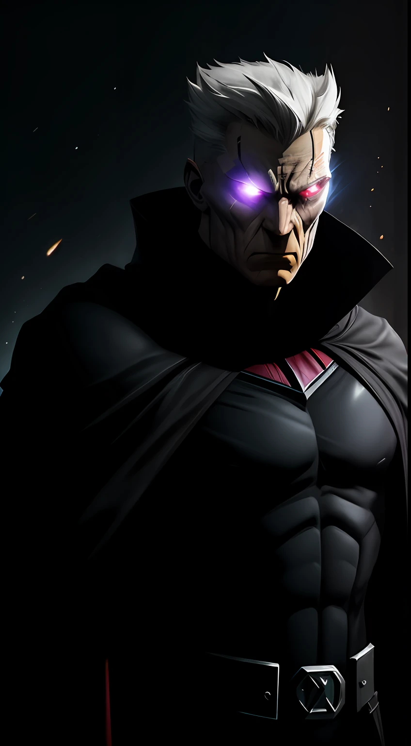 (dark shot: 1.1), epic realistic, Magneto in the dark with glowing eyes and glowing cape, soft cinematic light, Adobe Lightroom, darkroom, HDR, intricate, highly detailed, (depth of field: 1.4), hyper-detail (artstation: 1.4), cinematic, warm light, dramatic light (complex details: 1.1)