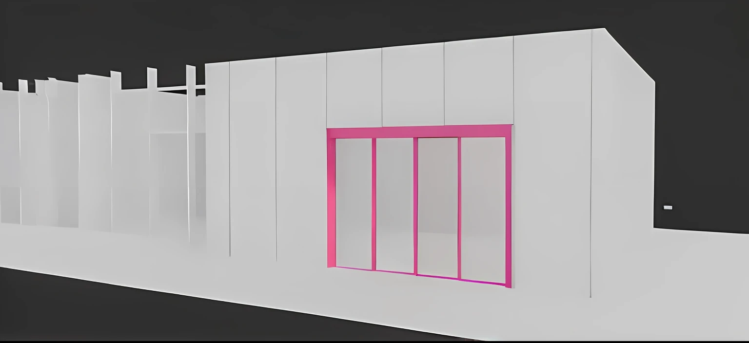 Rendering of an office building with automatic glass door glass curtain wall, in style of 3d render, clean 3 d render, high detailed store, render in blender, cycles4d render, 3 d render even lit, very realistic 3 d render, rendered in 3 dsmax, Cycles render, realistic establishing shot, 3 d finalrender, 3d final render