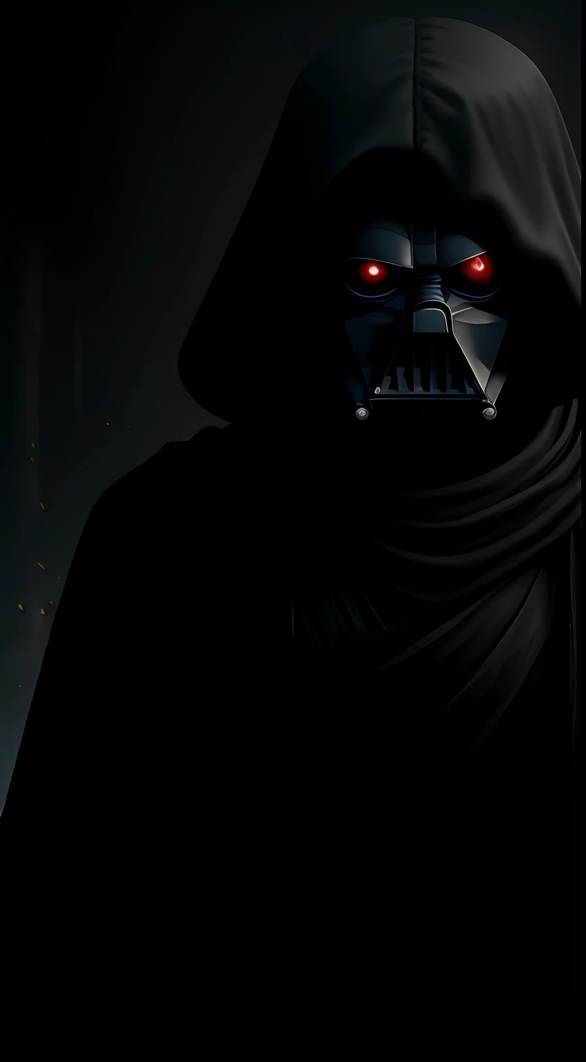 (Dark shot: 1.1), Epic Realistic, Darth Plagueis from Star Wars in the dark with glowing eyes and a glowing cape, soft cinematic light, Adobe Lightroom, photolab, HDR, intricated, Highly detailed, (dof: 1,4), hyper-detail (artstation: 1,4), cinematic, warm lights, Dramatic light (intricate details: 1,1)