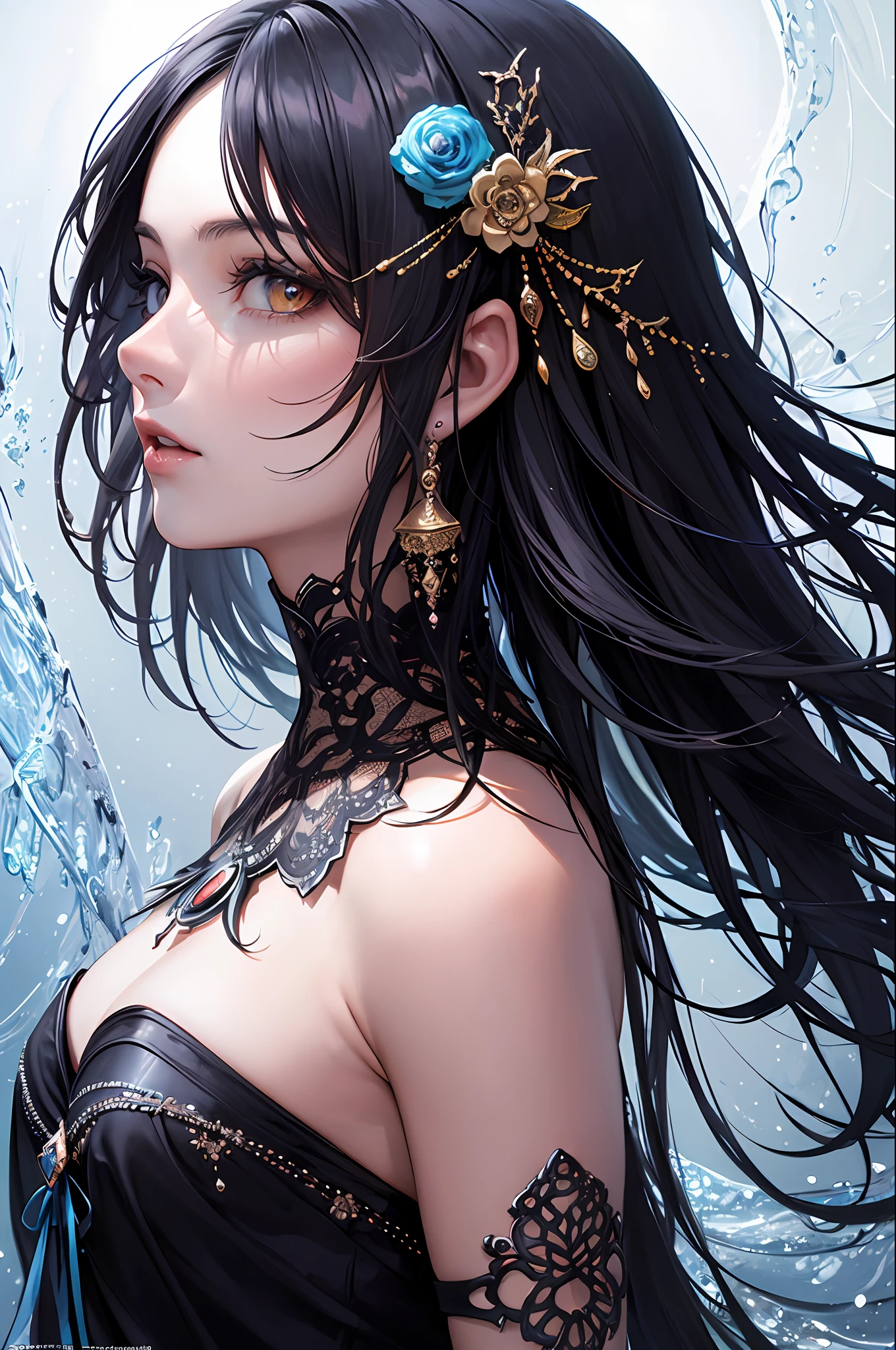 (masterpiece, top quality, best quality, official art, beautiful and aesthetic:1.2), (1girl), extreme detailed,(fractal art:1.3),colorful,highest detailed