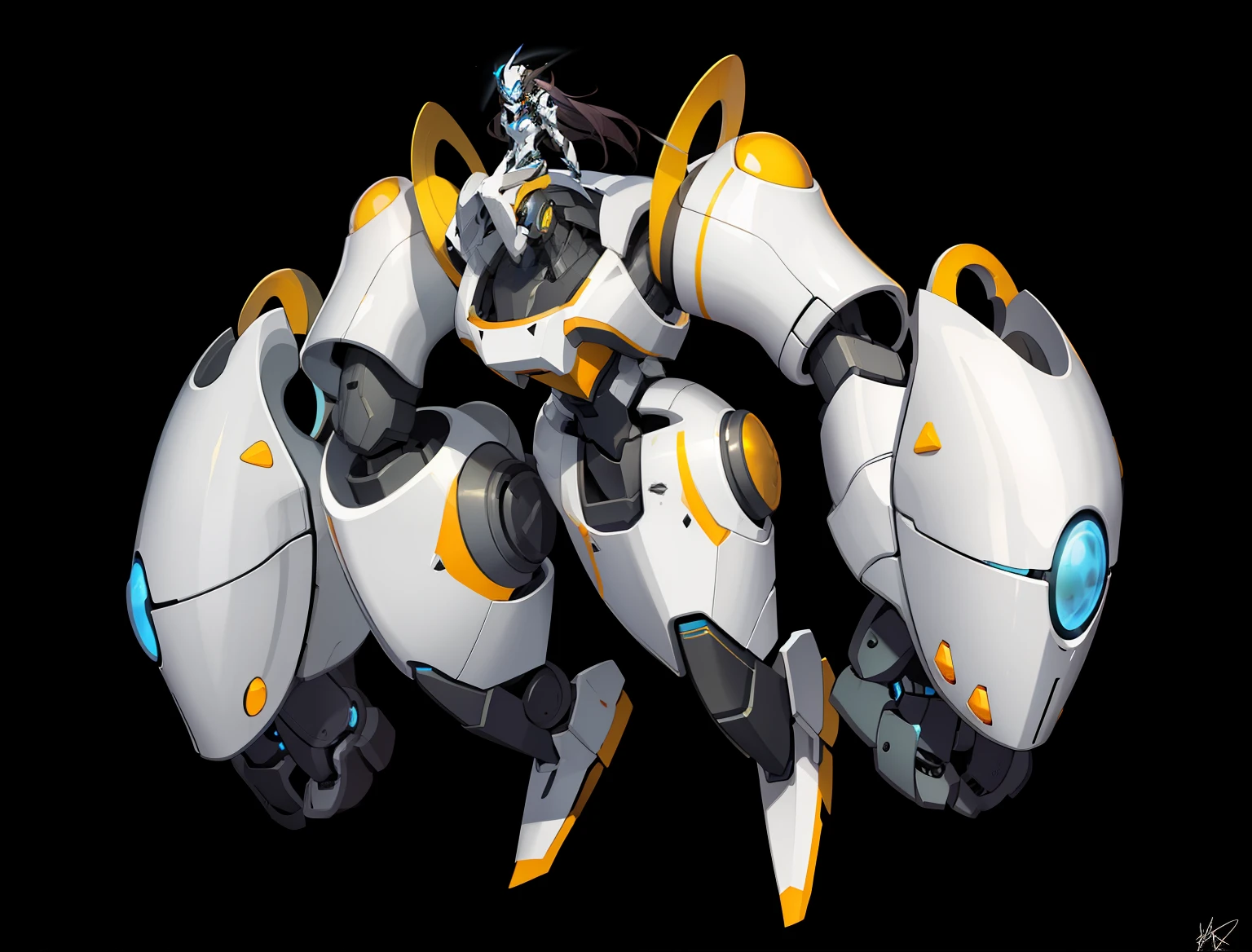 a drawing of a robot with a bunch of legs and a helmet, heavy lineart, female mecha, heavy outlines, mecha limbs, greek god in mecha style, mech body, mech shaped like a manatee, cushart kenz, # Mecha, fused mecha parts, mechanized art concept, giant anime mecha, Mechanically,,White,concept arts,Matte texture