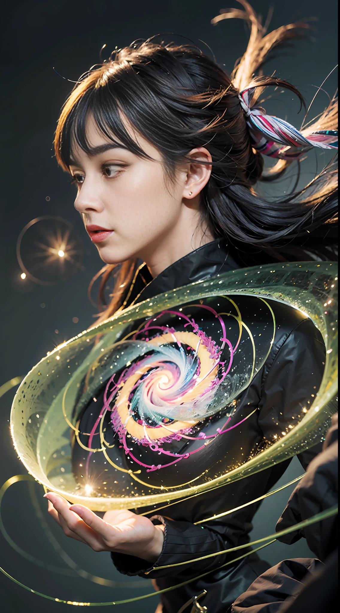 Top Quality、quantum mechanics、、Zen Buddhism、Fractal art、Metaphysical、ultra-definition、Official Art、巨作、undulation、spiraling、Particle、Atmosphere、atmosphere、kasumi