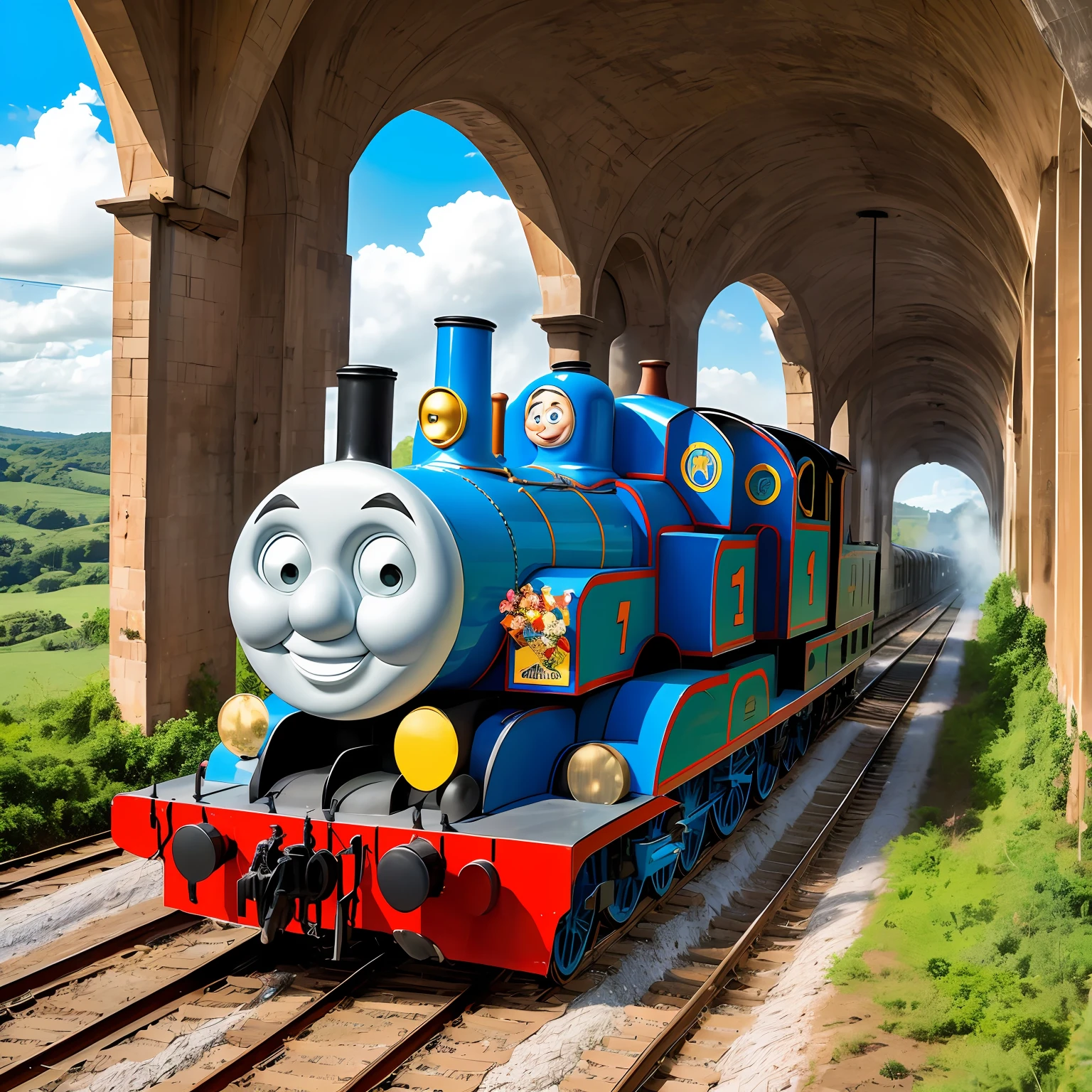 I'm with Percy, a character from Thomas the Tank Engine. --auto