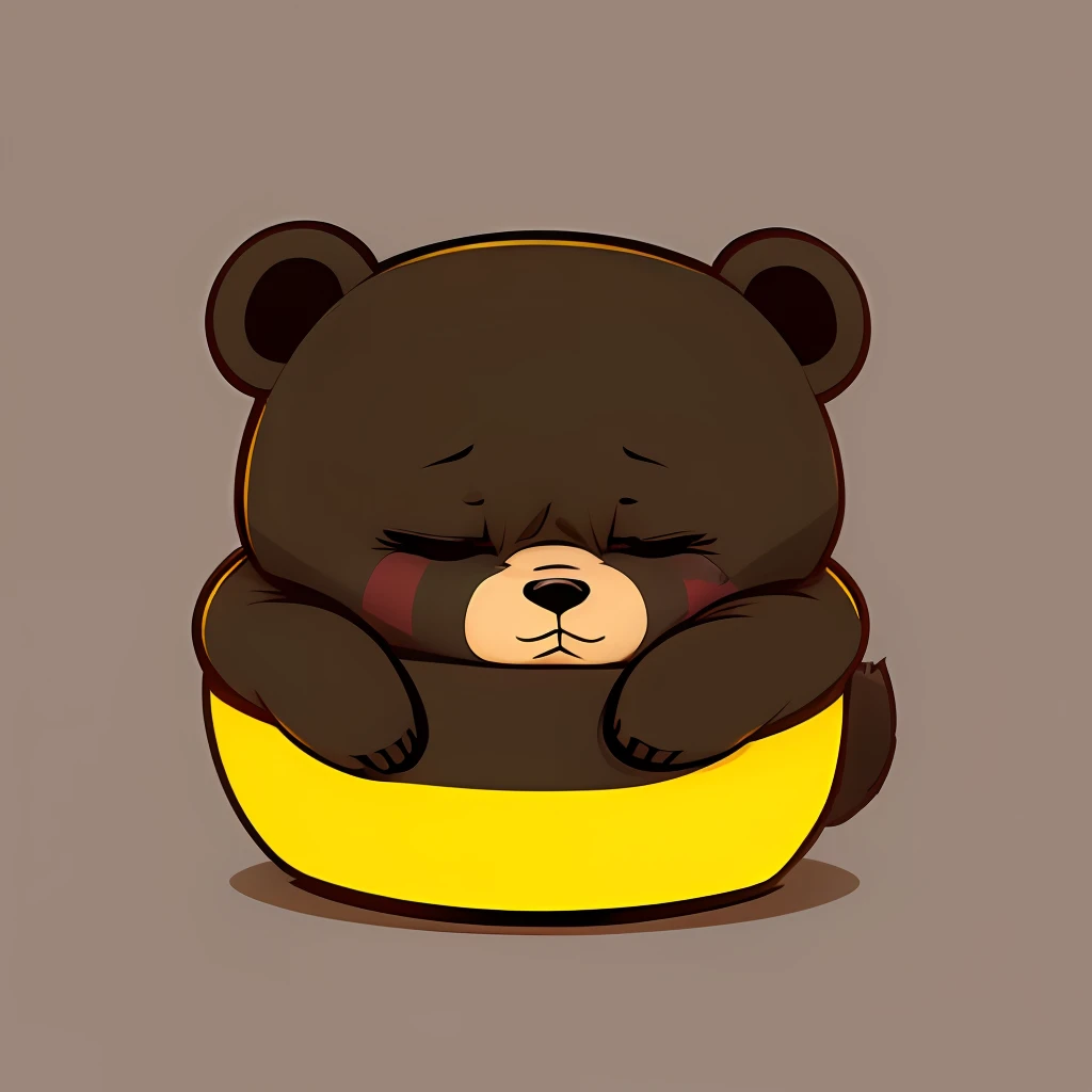 Sleepy squinting