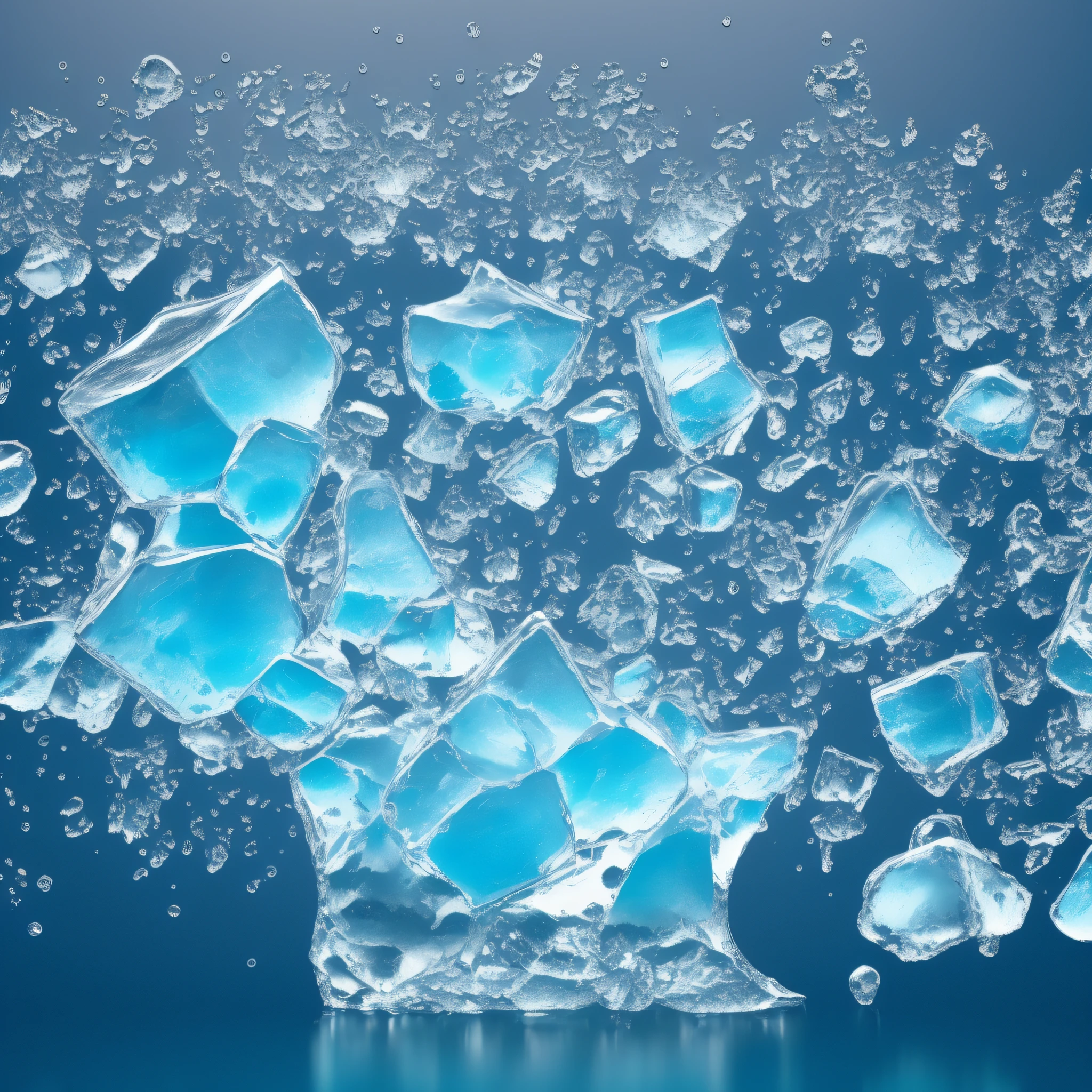 melting ice, hyper detailed, ultra-sharp, octane render, 8 k, adobe illustration, photoshop, highly detailed, simple, smooth and clean vector, no jagged lines, vector, smooth, no jagged edges
