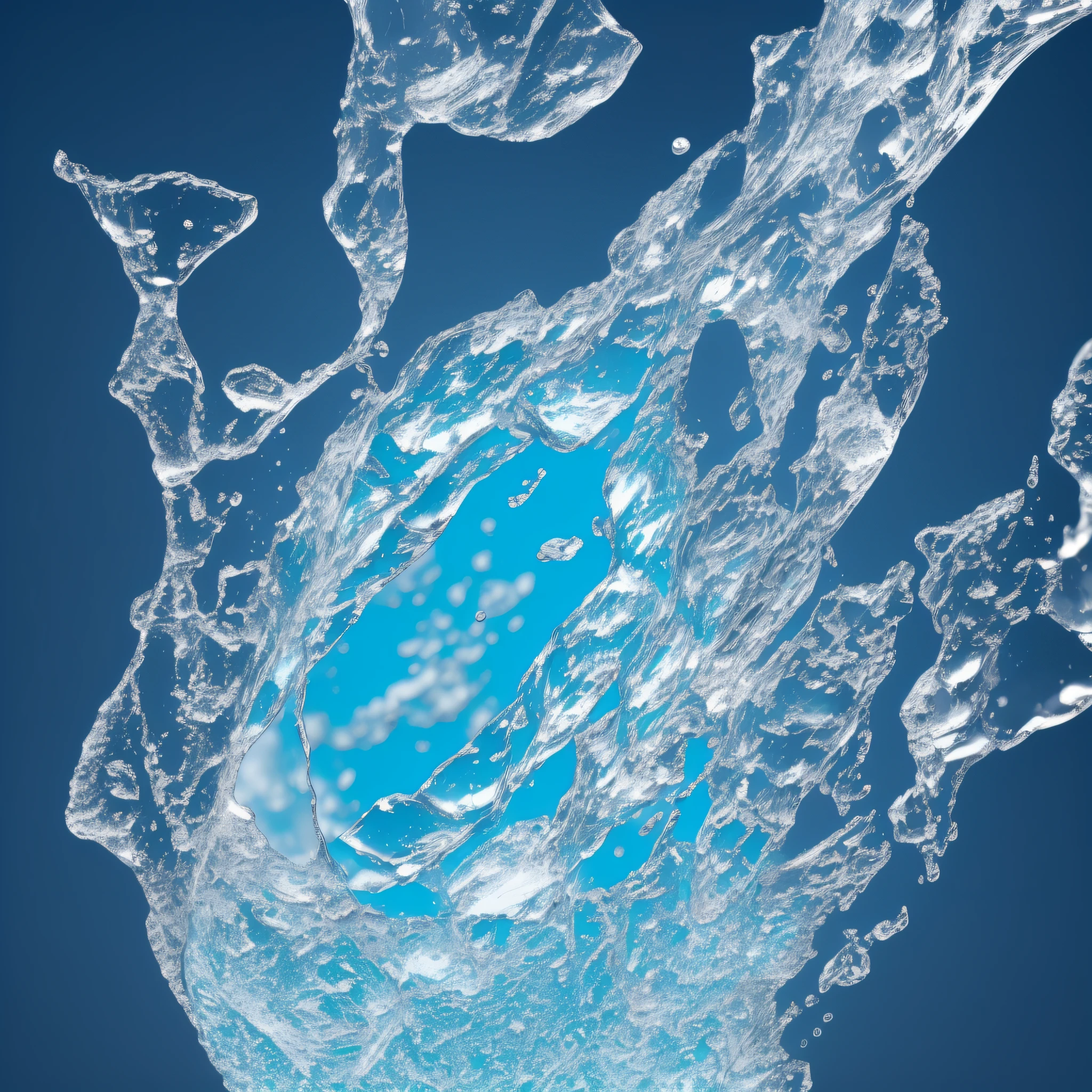 melting ice, hyper detailed, ultra-sharp, octane render, 8 k, adobe illustration, photoshop, highly detailed, simple, smooth and clean vector, no jagged lines, vector, smooth, no jagged edges