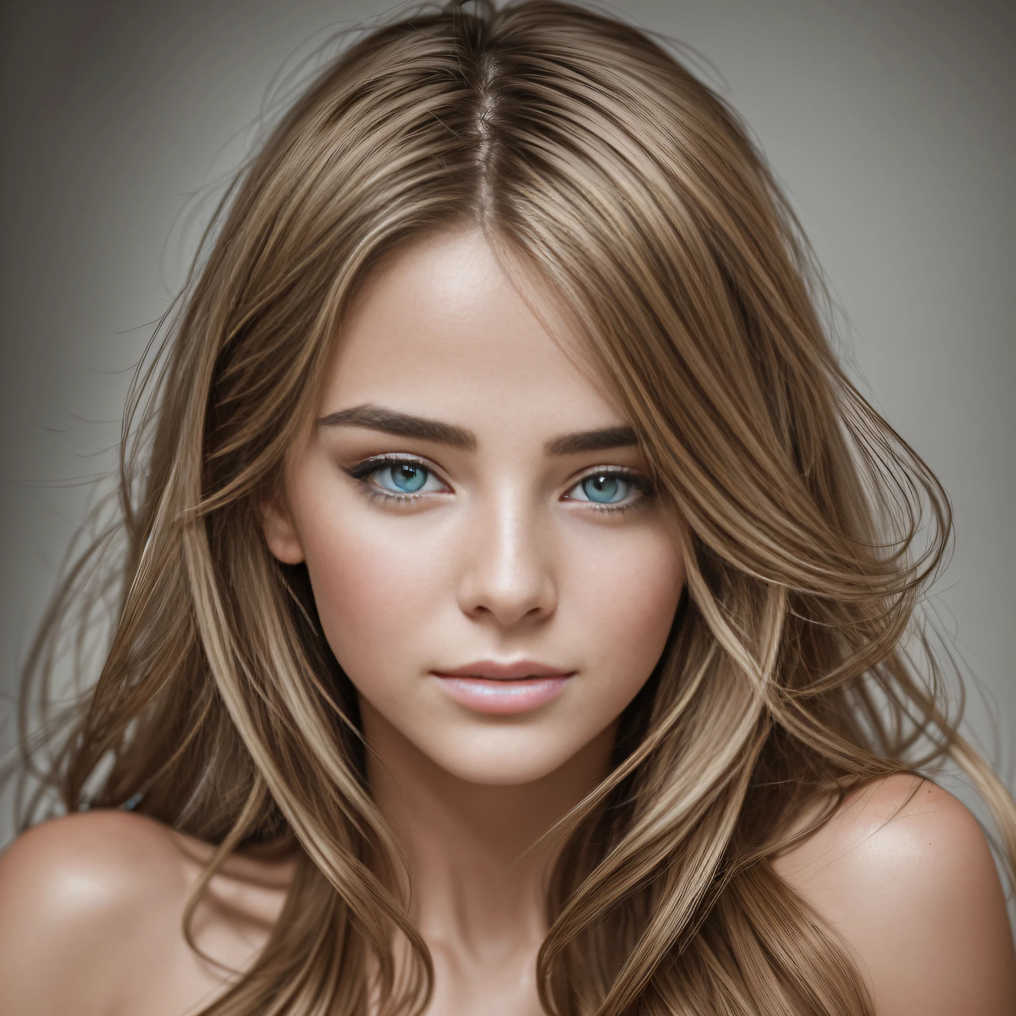 sexy portrait of a fair skinned girl of 20 years