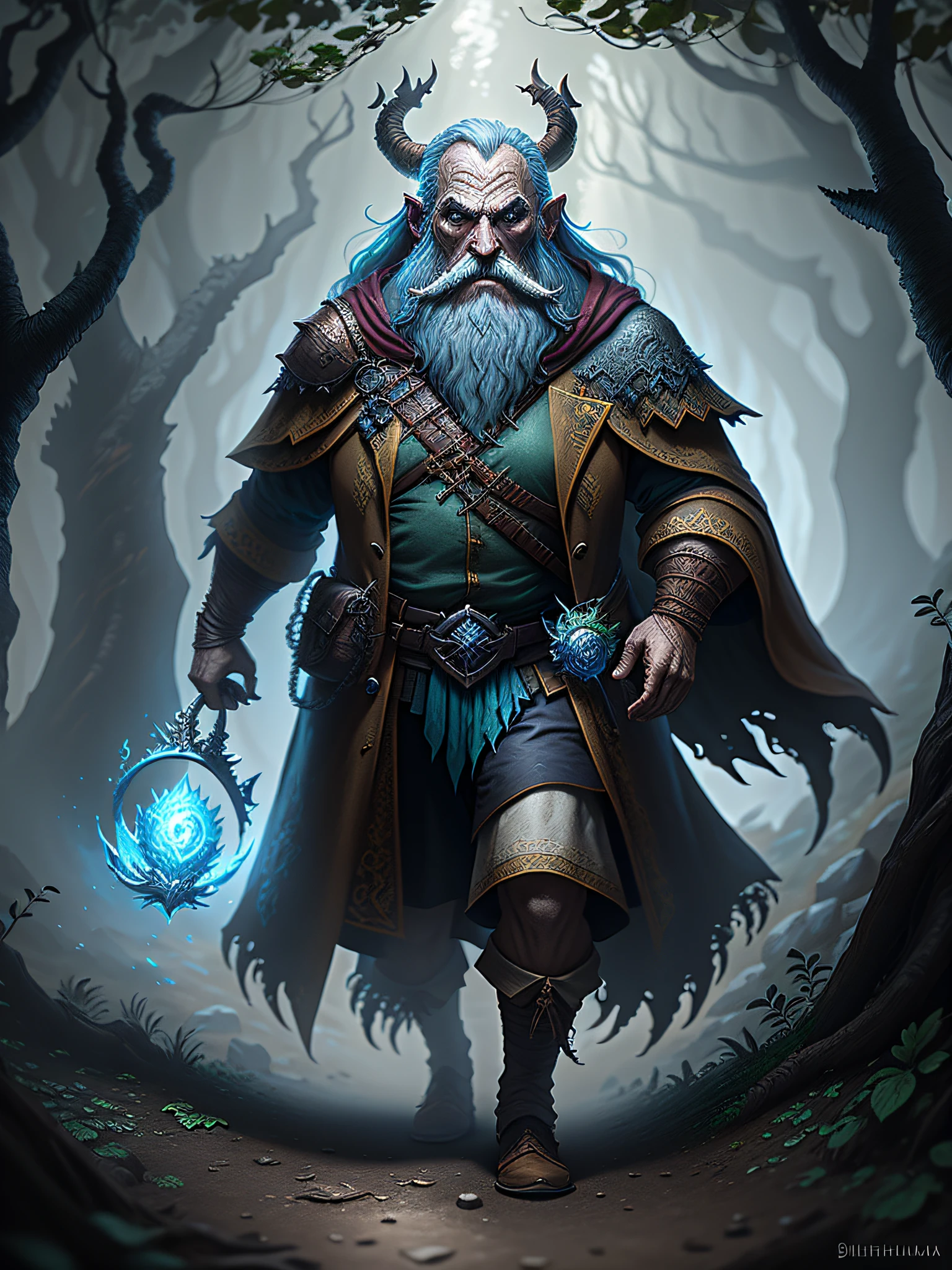 an old wizard doing spells, emphasis on its action, texturas ultra detalhadas, layers of textures faithful to reality, Professional  lighting, detalhamento realista