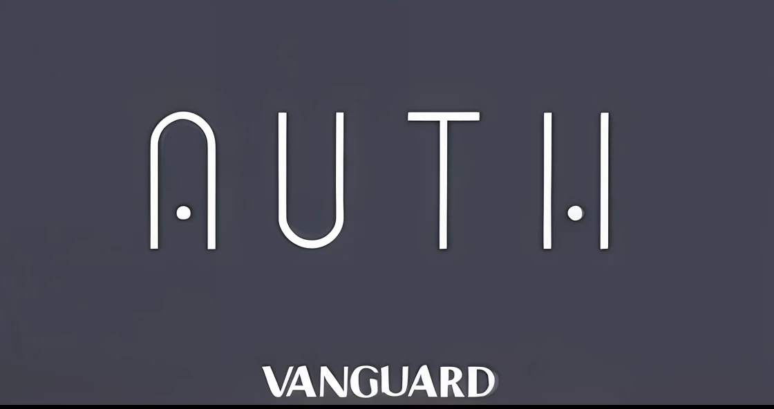 The word Auth is written in white on a dark background, vanguardaa, estilo varguyart, vault, Yautja, Avantgarde 4K Wallpaper, Linha do tempo alternativa vanguardaista, estilo da arte da capa do vento aureo, Directed by: Justus van Gent, virtude, guarda, Supermodelo de vanguardaa, Directed by: Rita Angus, uniforme avant designer --auto