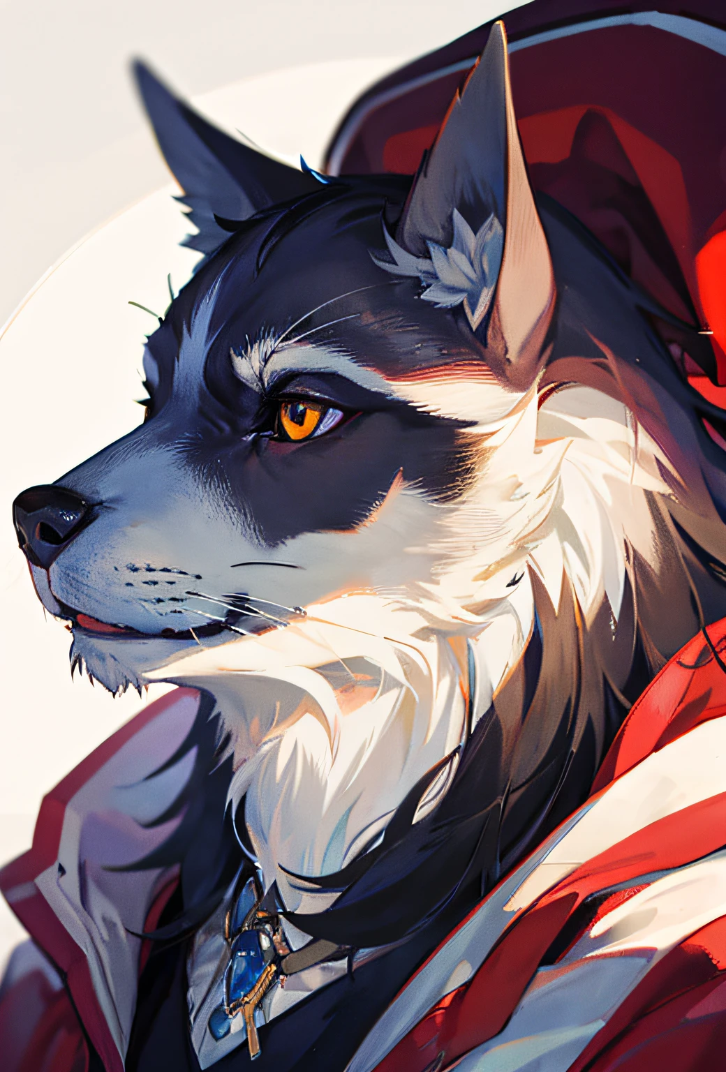 wolf head,non human
