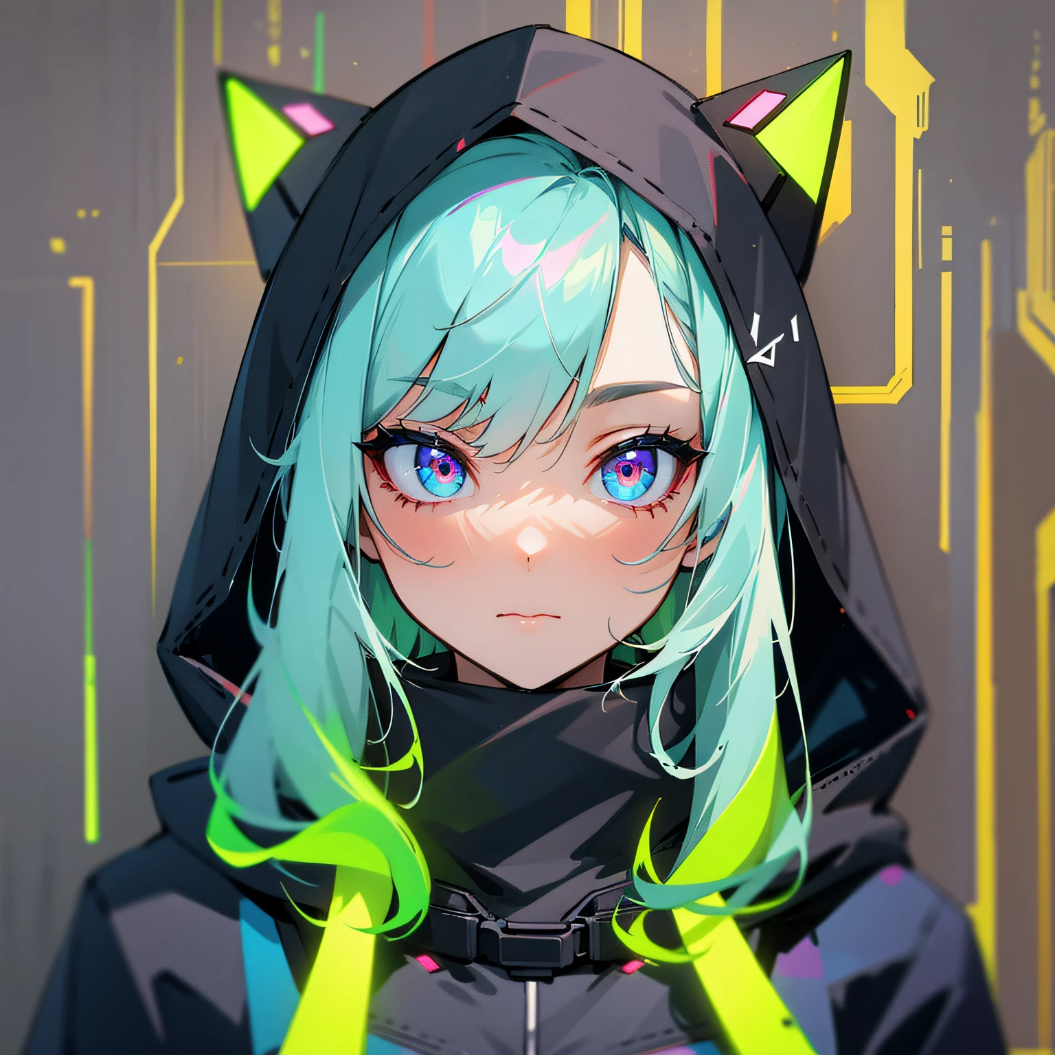 anime girl with green hair and horns and green eyes, best anime 4k konachan wallpaper, anime monster girl, anime style 4 k, anime art wallpaper 4 k, anime art wallpaper 4k, detailed digital anime art, anime art wallpaper 8 k, trending on artstation pixiv, anime style mixed with fujifilm, anime cyberpunk art, digital cyberpunk anime art --auto