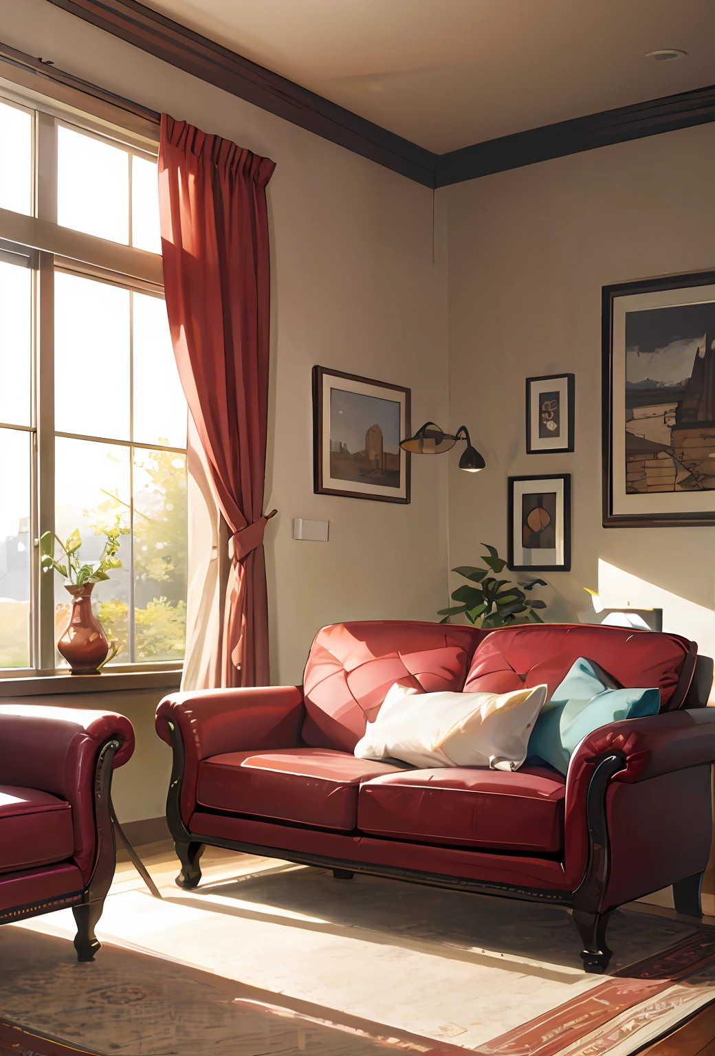 Creamy style living room