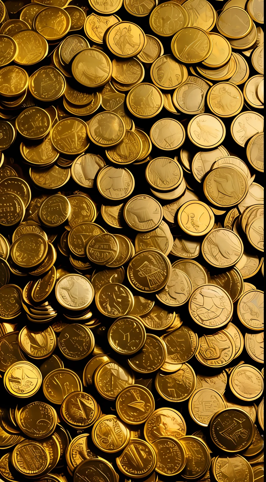 gold coins,silver coin,SHINES,Western-style room,detailed back ground --auto