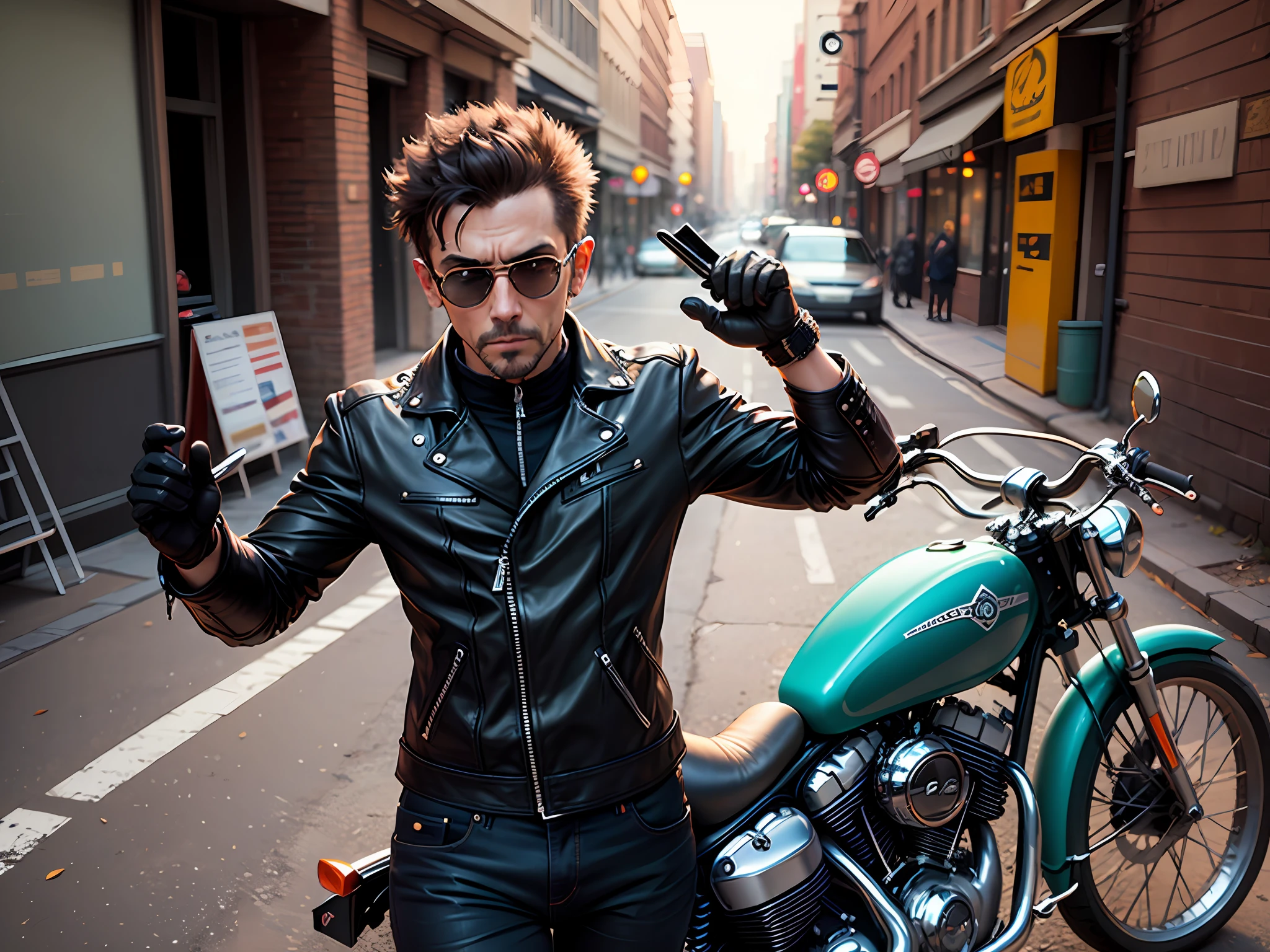 Anthropomorphic motorcycle saw --auto