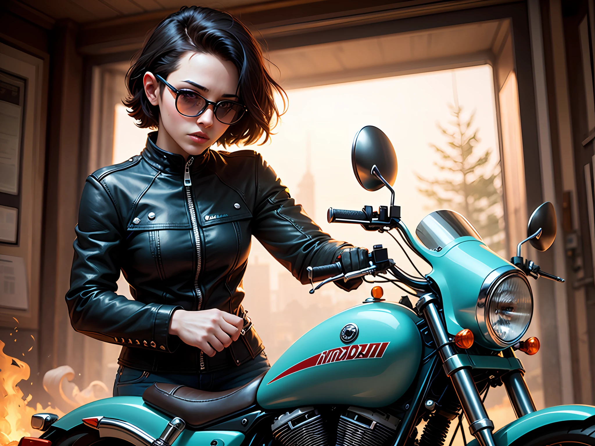 Anthropomorphic motorcycle saw --auto
