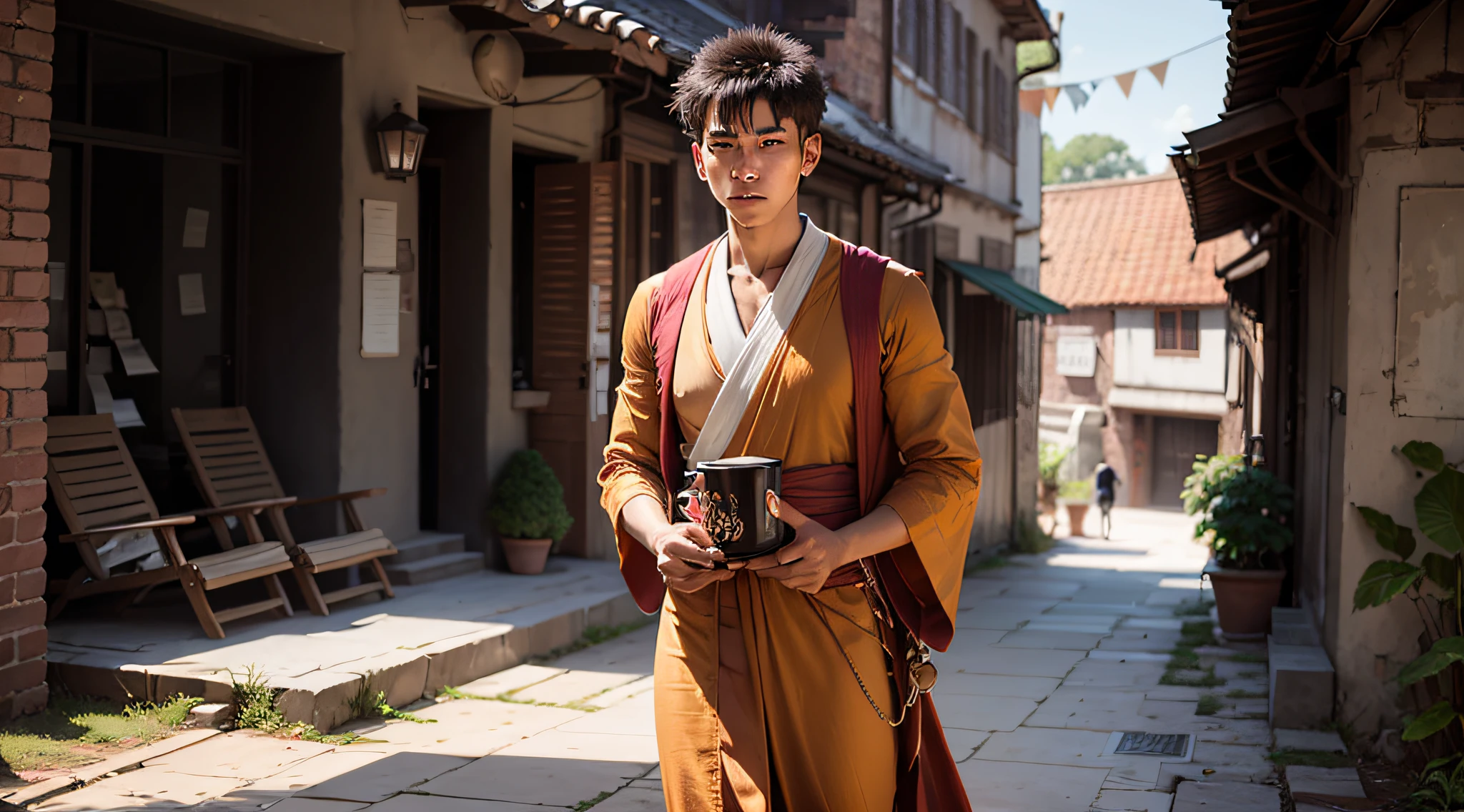 a young monk --auto