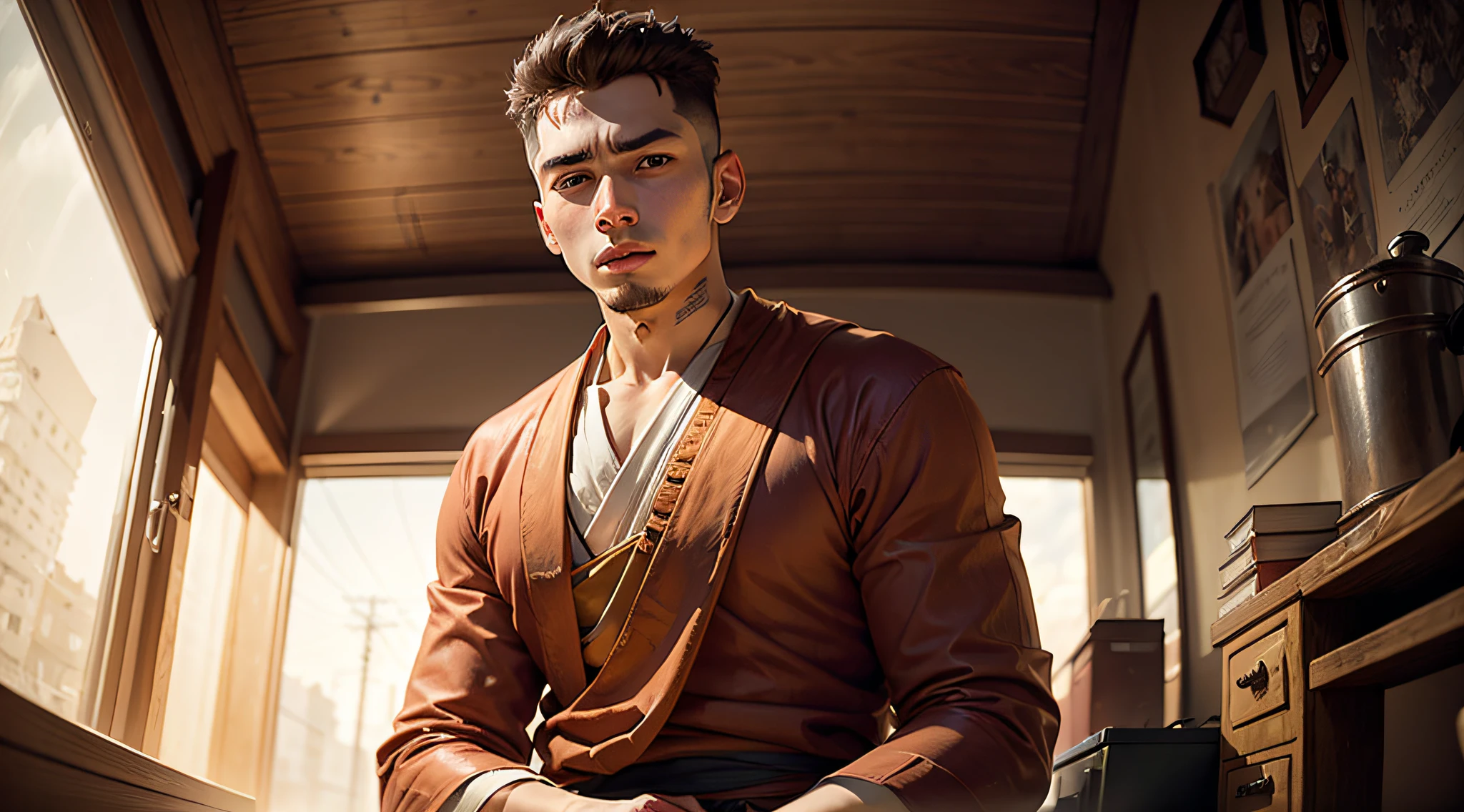 a young monk --auto