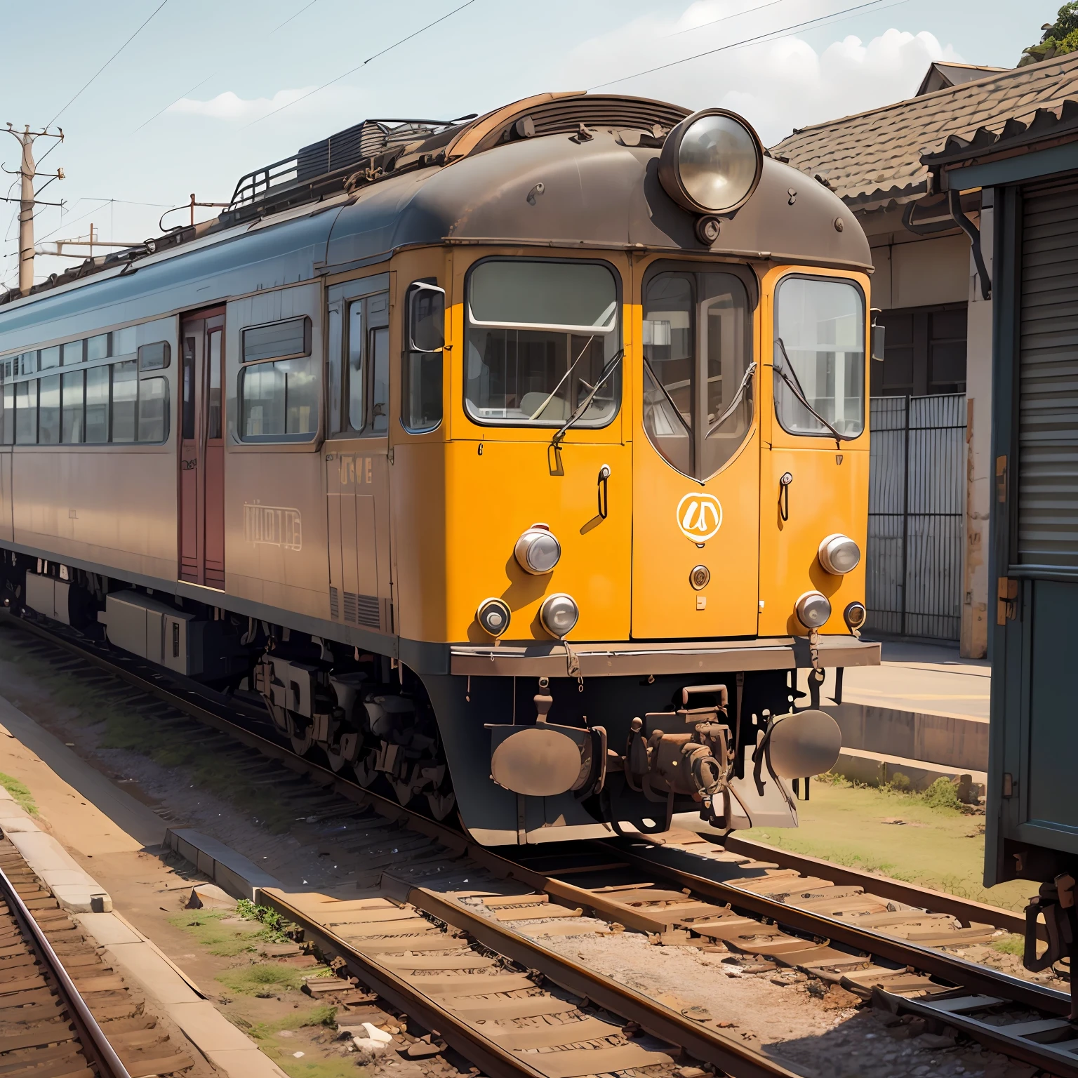 Um modelo de trem antigo e gasto [url=http://istockphoto.com/file_closeup.php?id=1237774][img]http://www.istockphoto.com/file_thumbview_approve.php?
