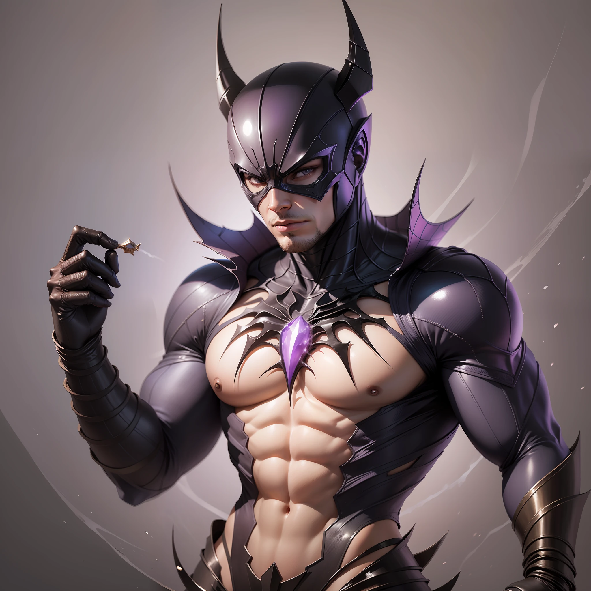 Homem aranha lilas