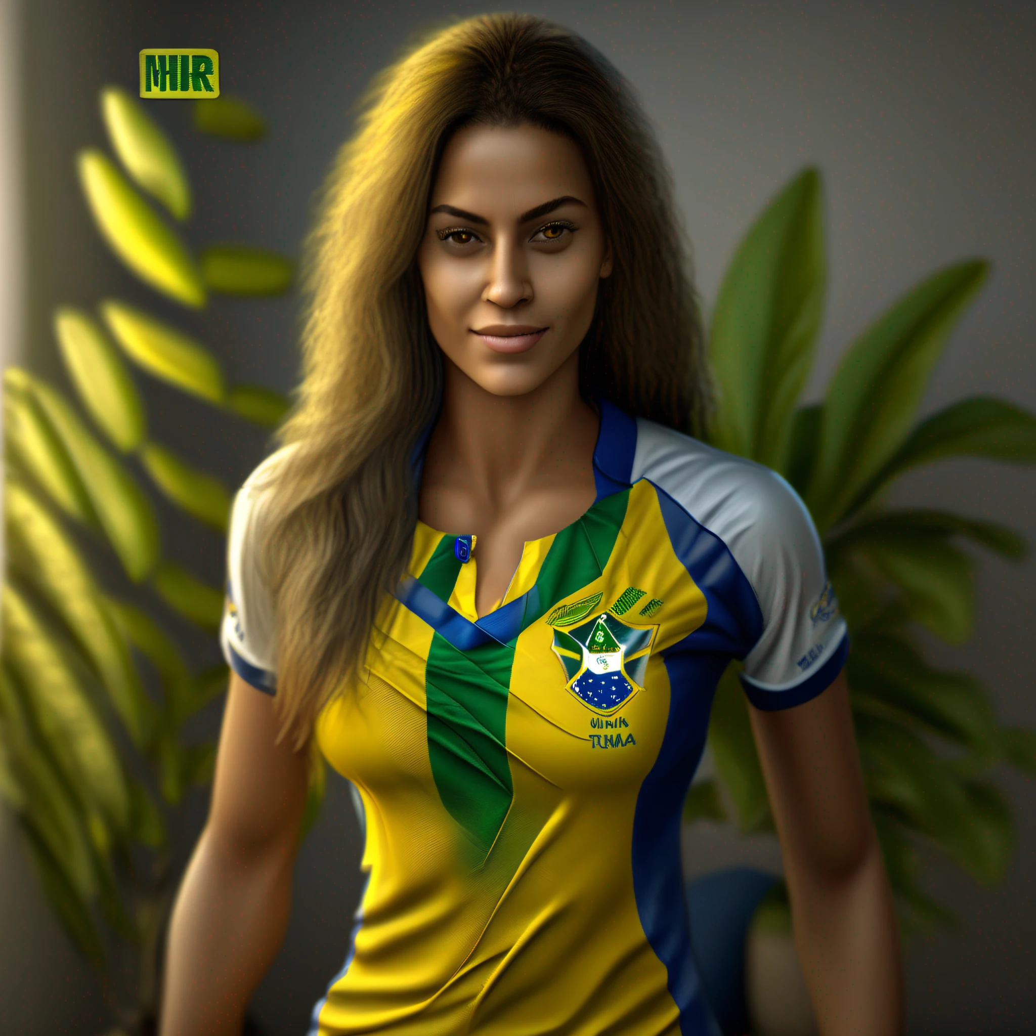 ((melhor qualidade)), ((obra-prima)), (detalhado: 1.4), ..............3d, uma imagem de uma linda mulher brasileira , Shirt of the Brazilian National Team discreet yellow, Denim Jeans Pants, HDR (high dynamic range),NVIDIA RTX, Super-Resolution, Textura PBR, Post-processing, anisotropic filtering, profundidade de campo, Maximum clarity and sharpness, texturas multicamadas, Albedo e mapas brasileiro, surface shading, Accurate simulation of light-material interaction, Perfect Ratios, Octane render, Two-tone lighting,Abertura ampla,ISO baixo,White balance,rule of thirds,8K BRUTO,Arte Digital, efeitos de brilho, hand-drawn, emprestar, 8k, Octane render, Cinema 4D, liquidificador, Escuro, atmospheric 4k ultra detailed, cinematic sensual, sharp-focus, humorous illustration, grande profundidade de campo, obra-prima, cores, Octane Loaning ............3d, 8k, arte conceitual, Hiper realista, cores vivas, Estilo Modelshoot, (extremamente detalhado CG unidade de papel de parede 8k), professional majestic oil painting by Ed Blinkey, Atey Ghailan, Studio Ghibli, de Jeremy Mann, Greg Manxadinho, Antonio Moro, trending in cgsociety, trending on ArtStation, intrincado, High detail, sharp-focus, Dramatic, Arte de pintura fotorrealista por midjourney e greg Rutkowski, hand to mouth, camisa amarela, in the state of São Paulo, Brasil --auto