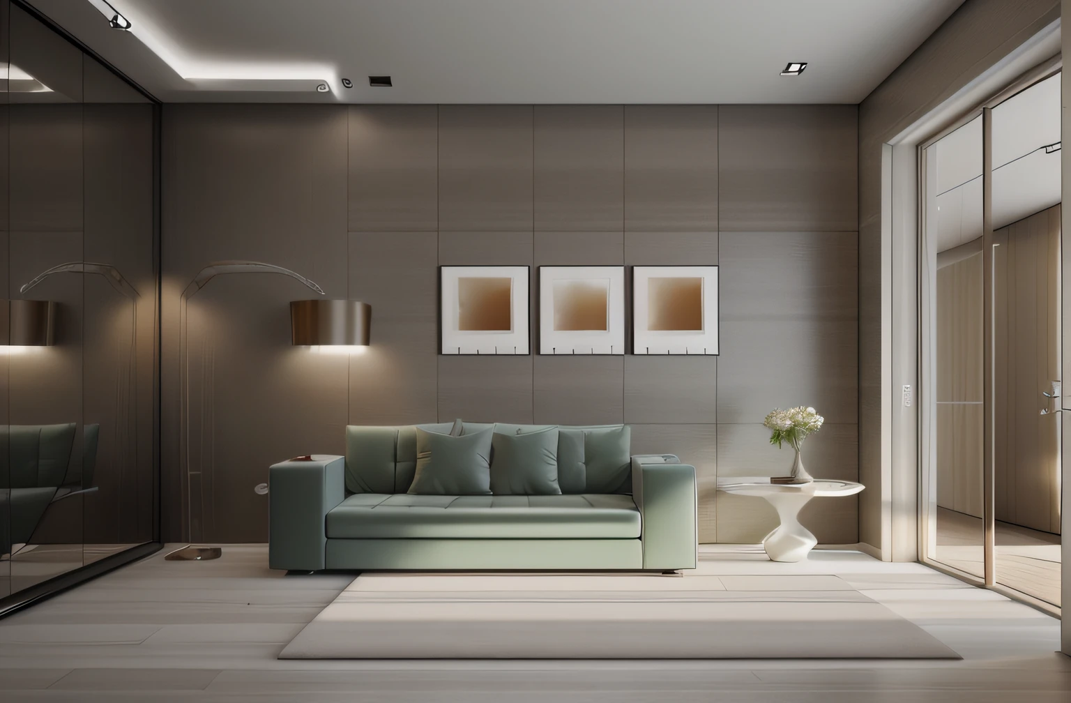 The Livingroom is designed based on the award-winning work of India Mahdavi , 300m2 wide with the typical interior of designer India Mahdavi , perspective, many shooting angles. , premium, true, bright detail, 8k quality, sharp, unique, award-winning, Canon DSLR EOS 5D Mark IV, f/6, ISO 100, 1/250 sec , soft natural light natural, best quality, super resolution --auto