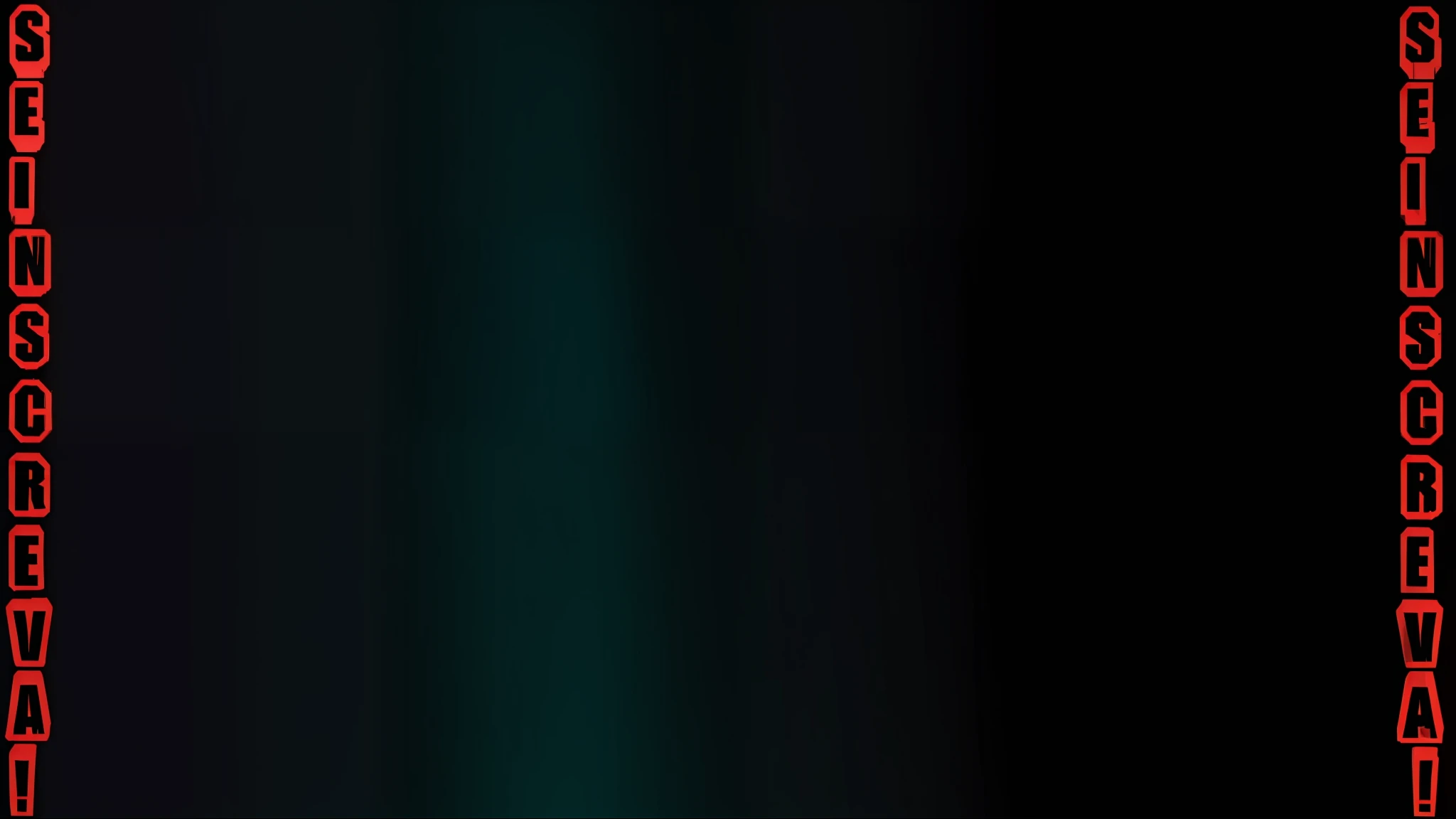 uma imagem deslumbrante com fundo neutro preto em estilo cyberpunk, where a phosphorescent green and black text glows in the darkness.