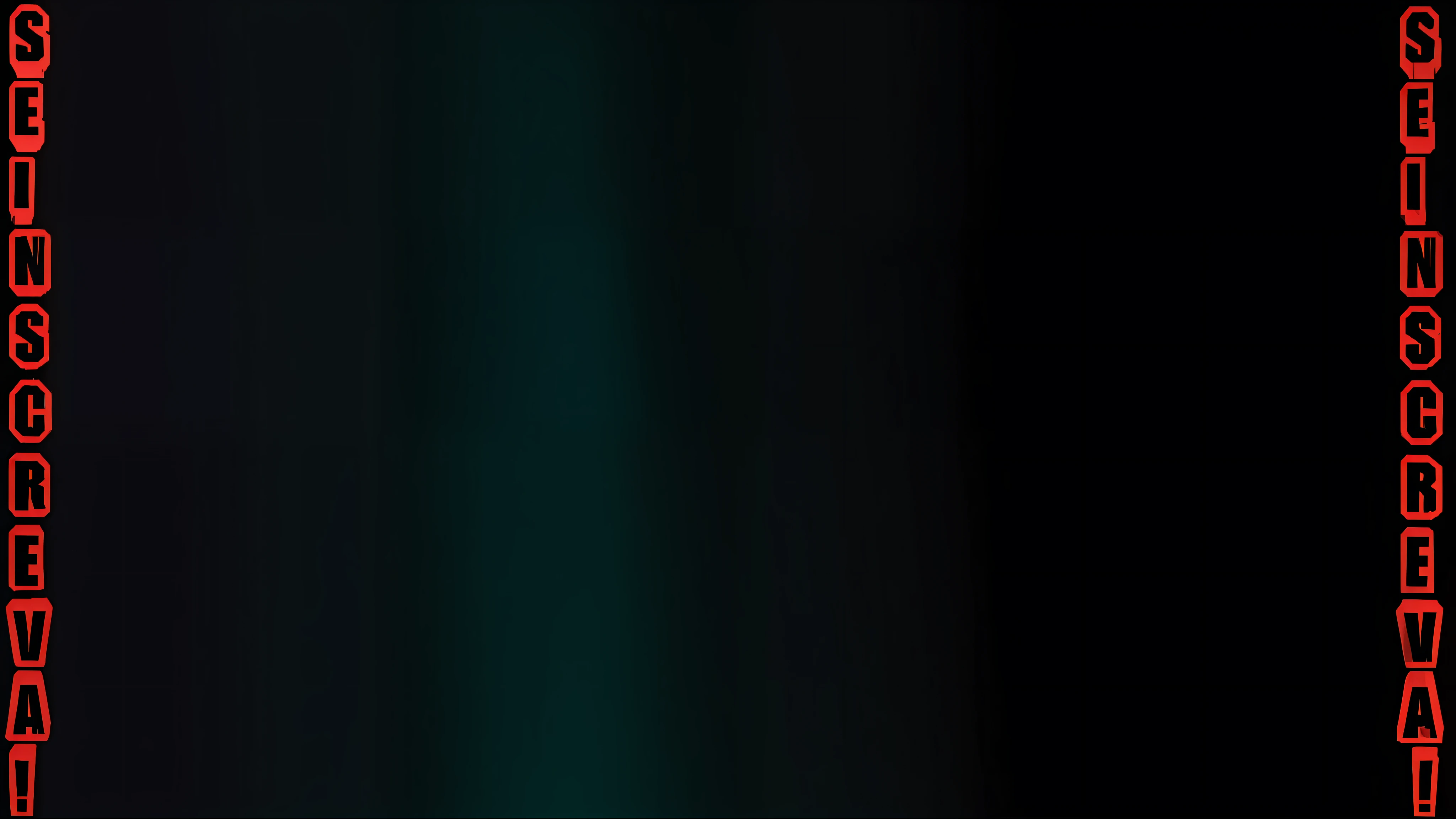 uma imagem deslumbrante com fundo neutro preto em estilo cyberpunk, where a phosphorescent green and black text glows in the darkness.