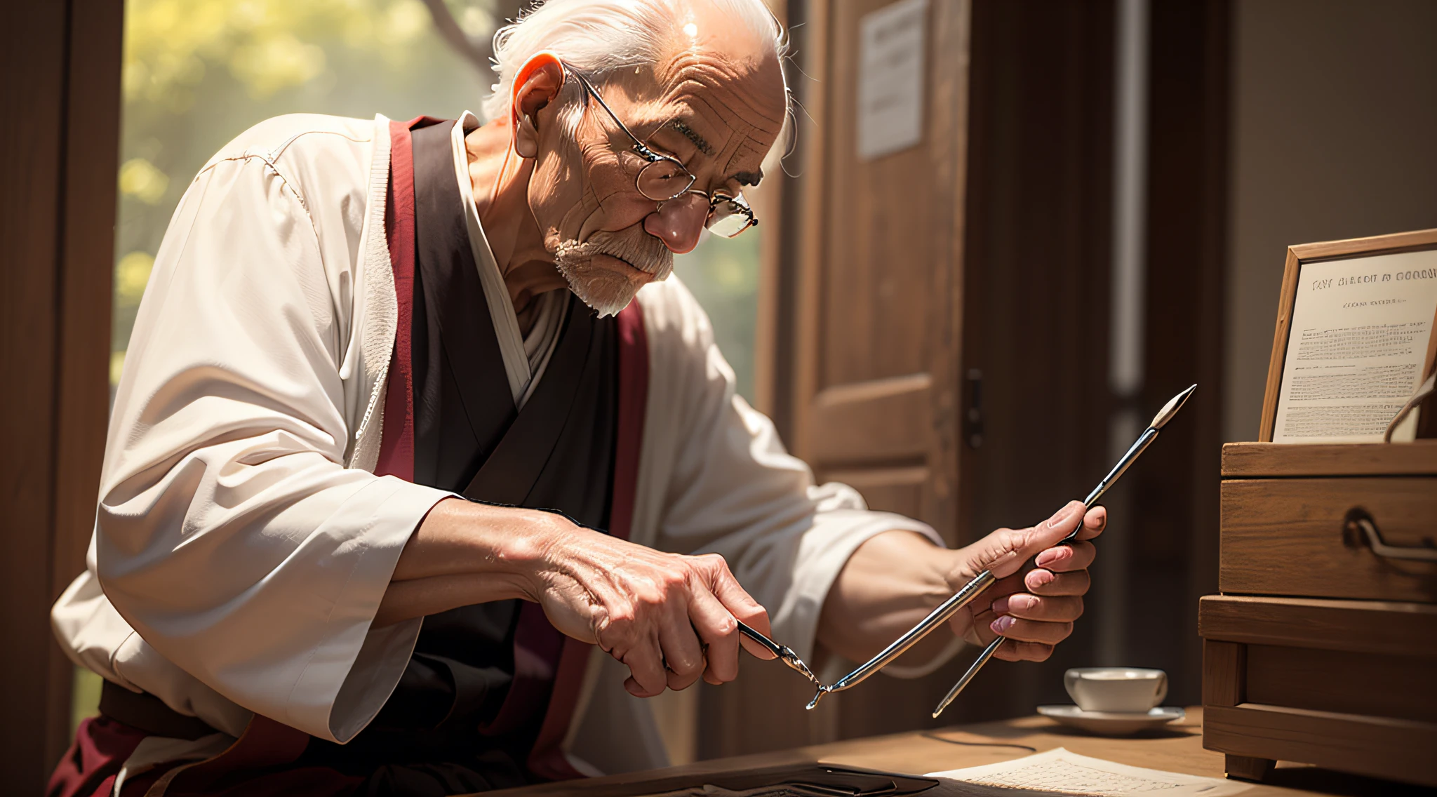 an old man zen master --auto