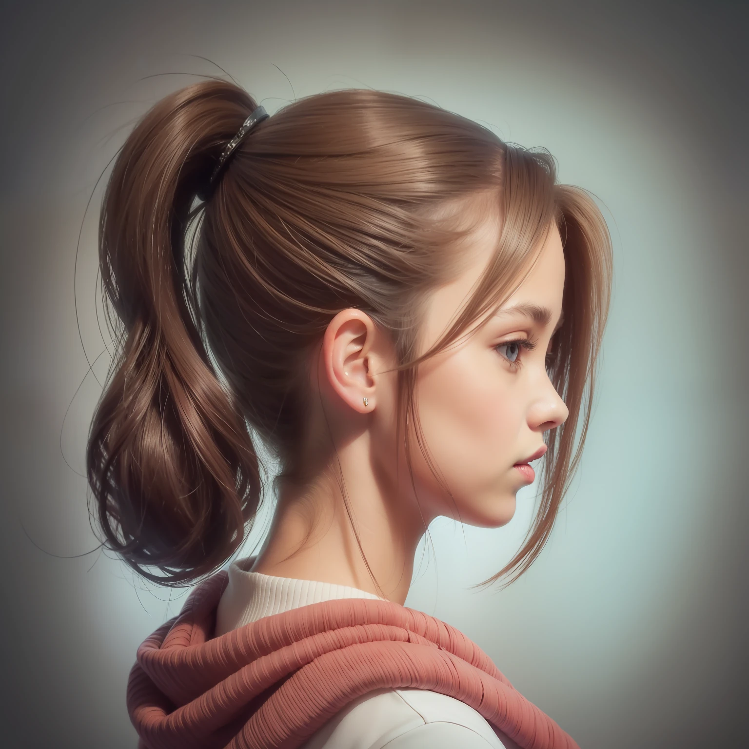 Profile of a woman