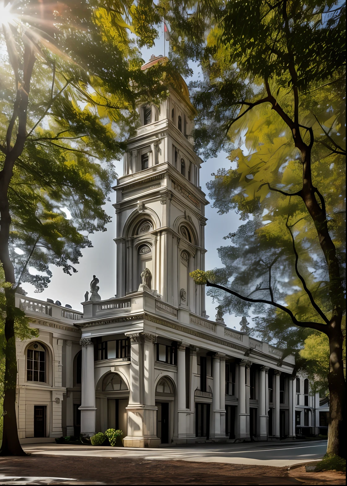 neoclassical style, white walls, neoclassical moldings, unique architecture, natural light, morning light, realistic photography, high-class details, overall perspective, fidelity, bright detail, sharp, unique, award-winning photography, Canon EOS 5D Mark IV DSLR camera, f/6, ISO 100, 1/250 sec, natural light soft, best quality , super high resolution