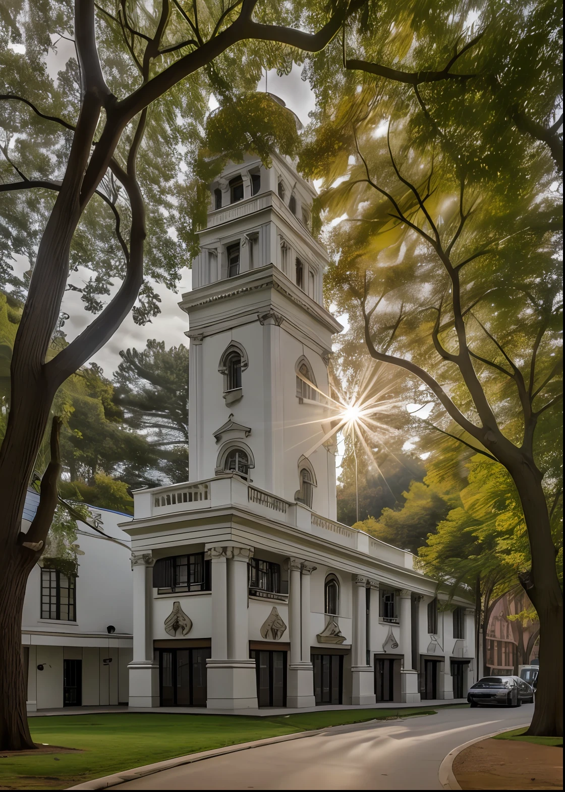 neoclassical style, white walls, neoclassical moldings, unique architecture, natural light, morning light, realistic photography, high-class details, overall perspective, fidelity, bright detail, sharp, unique, award-winning photography, Canon EOS 5D Mark IV DSLR camera, f/6, ISO 100, 1/250 sec, natural light soft, best quality , super high resolution