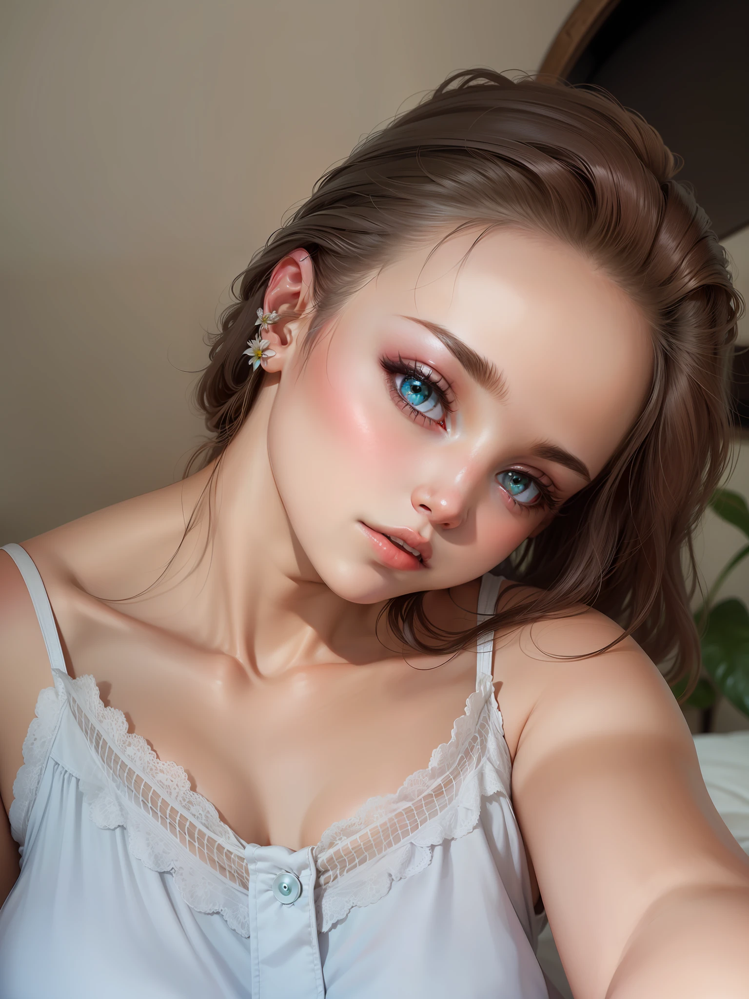 beautiful girl, Long Hair, red dress, Virgin, verd s eyes,