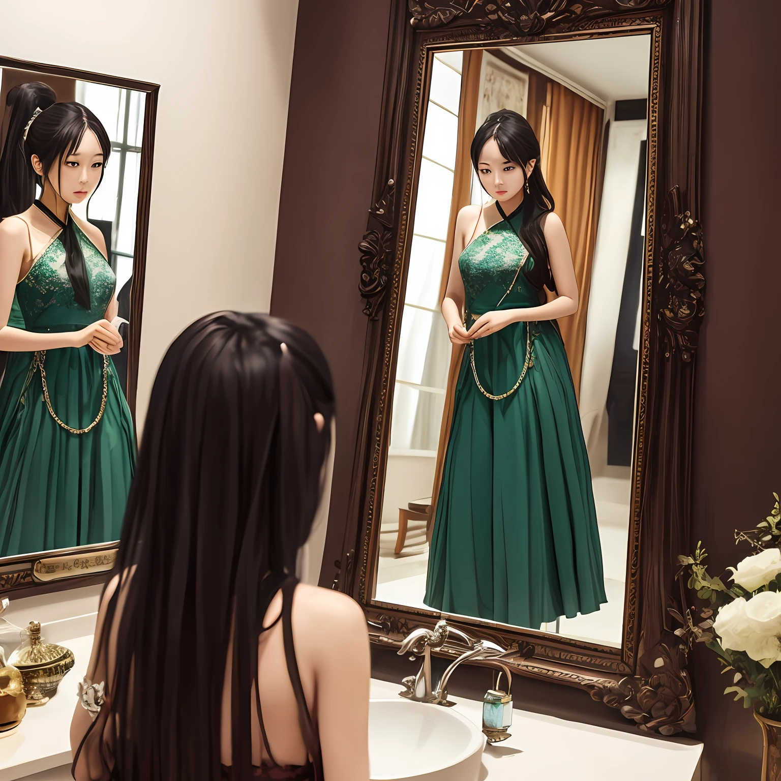 Dissatisfied with the image in the mirror,Some people will choose to dress themselves up beautifully,Some people choose to break the mirror。 --auto