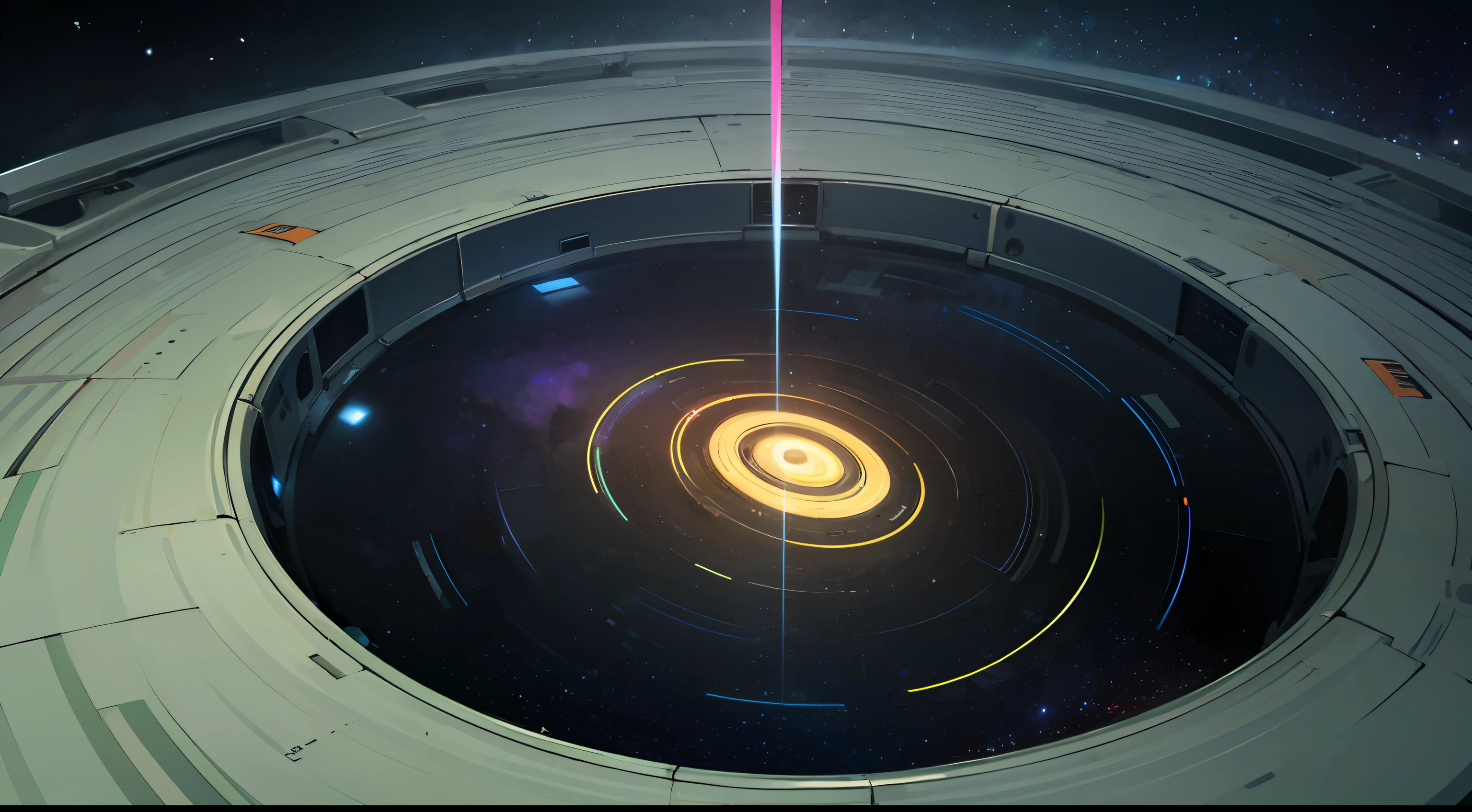 UHD, a veritable spiral at the centre of the green and grey galaxy --auto