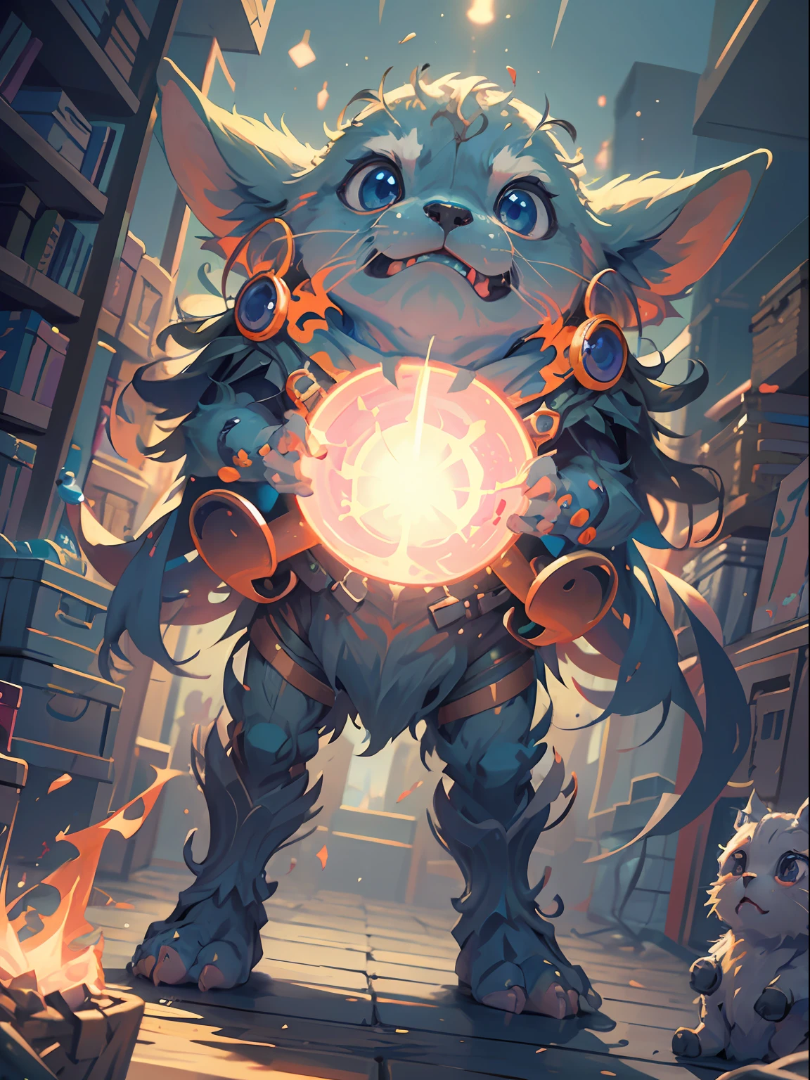 "Create a masterful masterpiece of cute creatures with ultra-detailed concept art inspired by . Utilize Stable Diffusion's power to unleash your inner Cu73Cre4ture programmer and bring your imagination to life!"