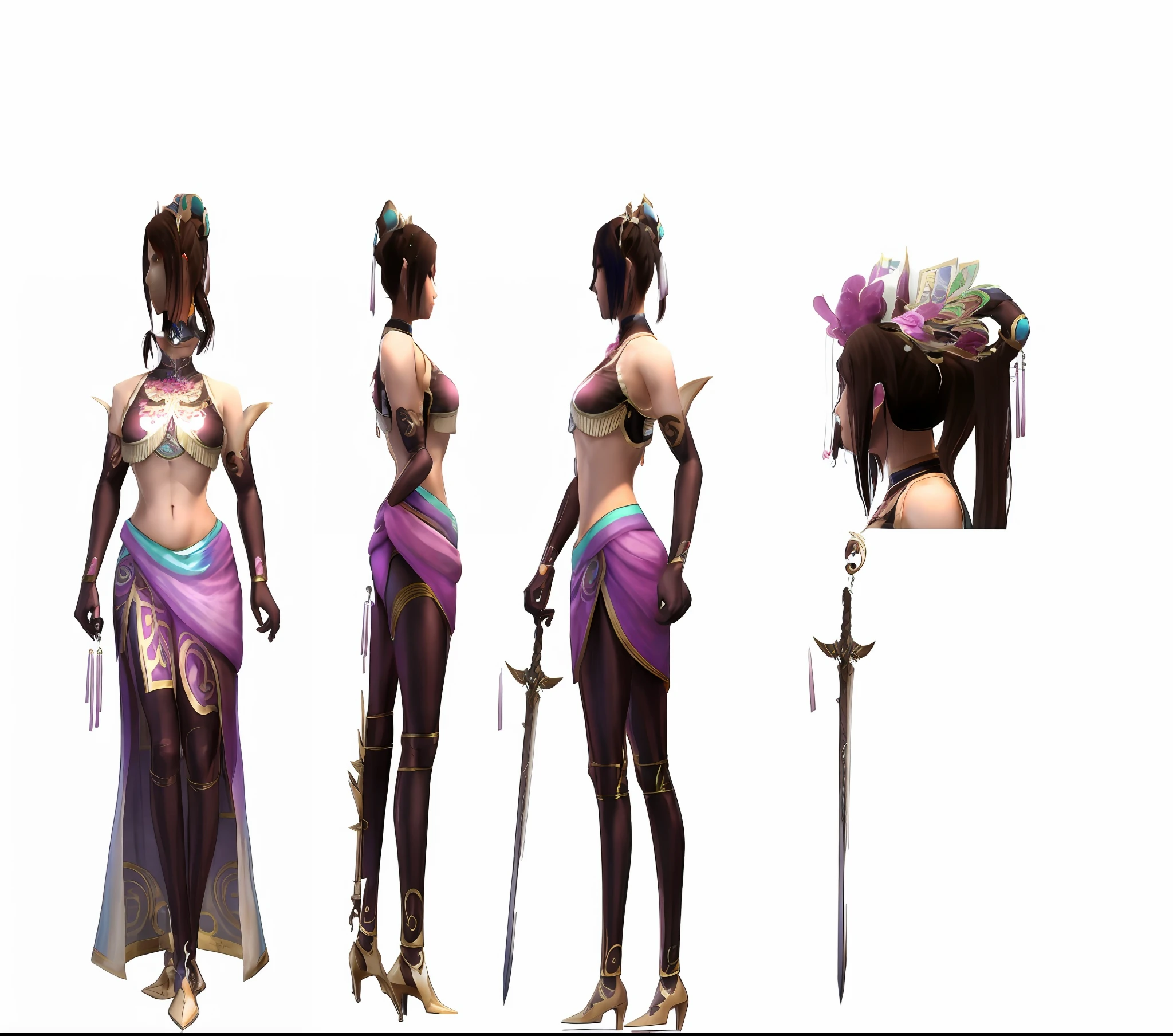 feminine figure,Smooth muscle lines,Proportionally accurate,Seven-head body ratio,Beautifully shaped,hand draw,high-definition,Morphological accuracy
