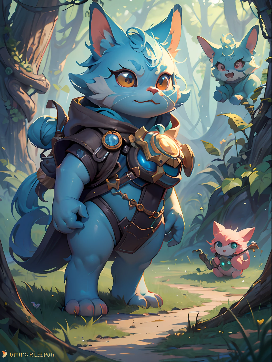 "Create a masterful masterpiece of cute creatures with ultra-detailed concept art inspired by . Utilize Stable Diffusion's power to unleash your inner Cu73Cre4ture programmer and bring your imagination to life!"