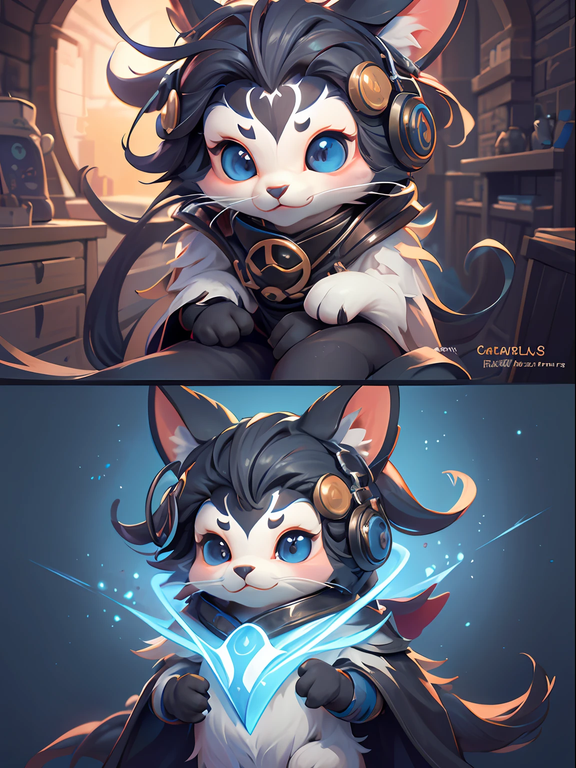 "Create a masterful masterpiece of cute creatures with ultra-detailed concept art inspired by . Utilize Stable Diffusion's power to unleash your inner Cu73Cre4ture programmer and bring your imagination to life!"