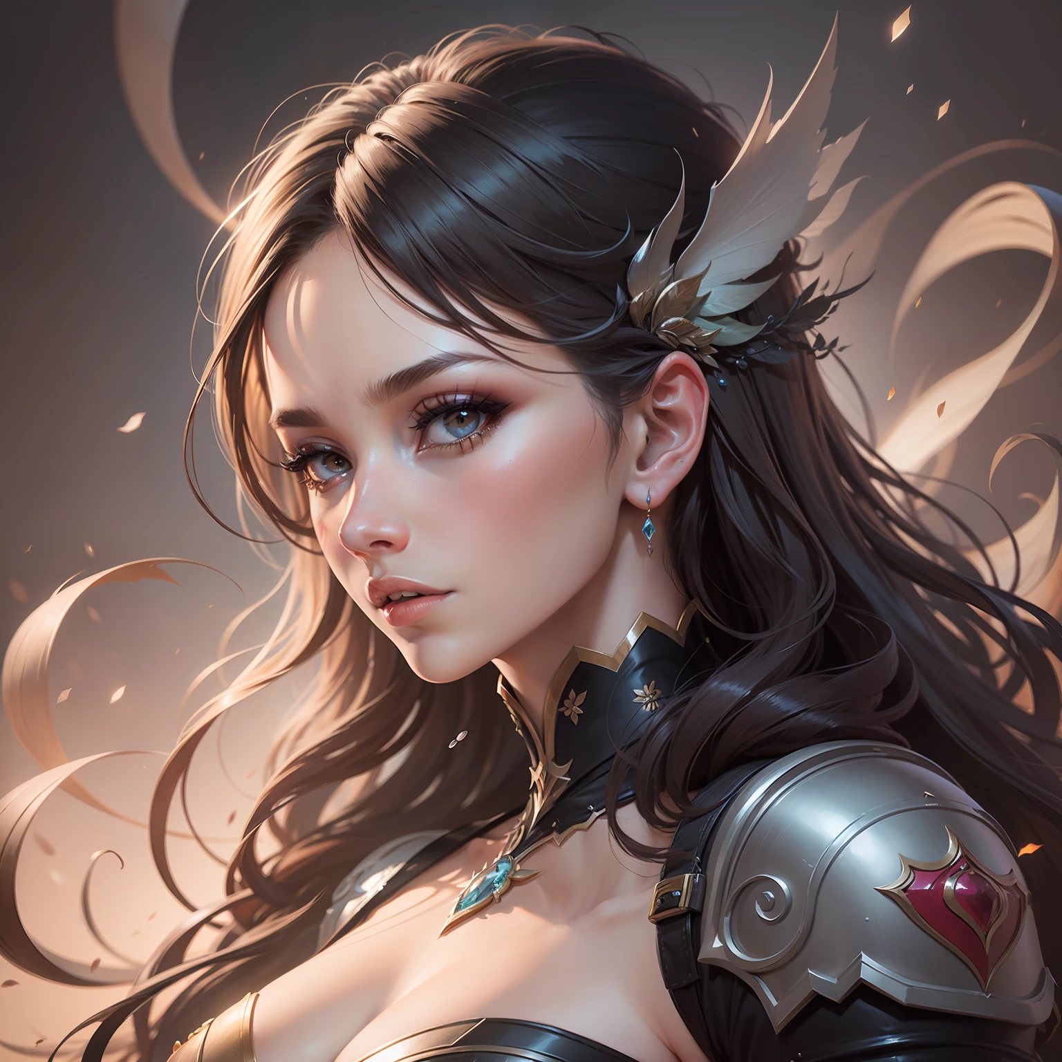 professional portrait of a woman, abstract beauty, approaching perfection, delicate face, dynamic, moonlight, highly detailed, digital painting, art station, concept art, smooth, sharp focus, illustration, splash art