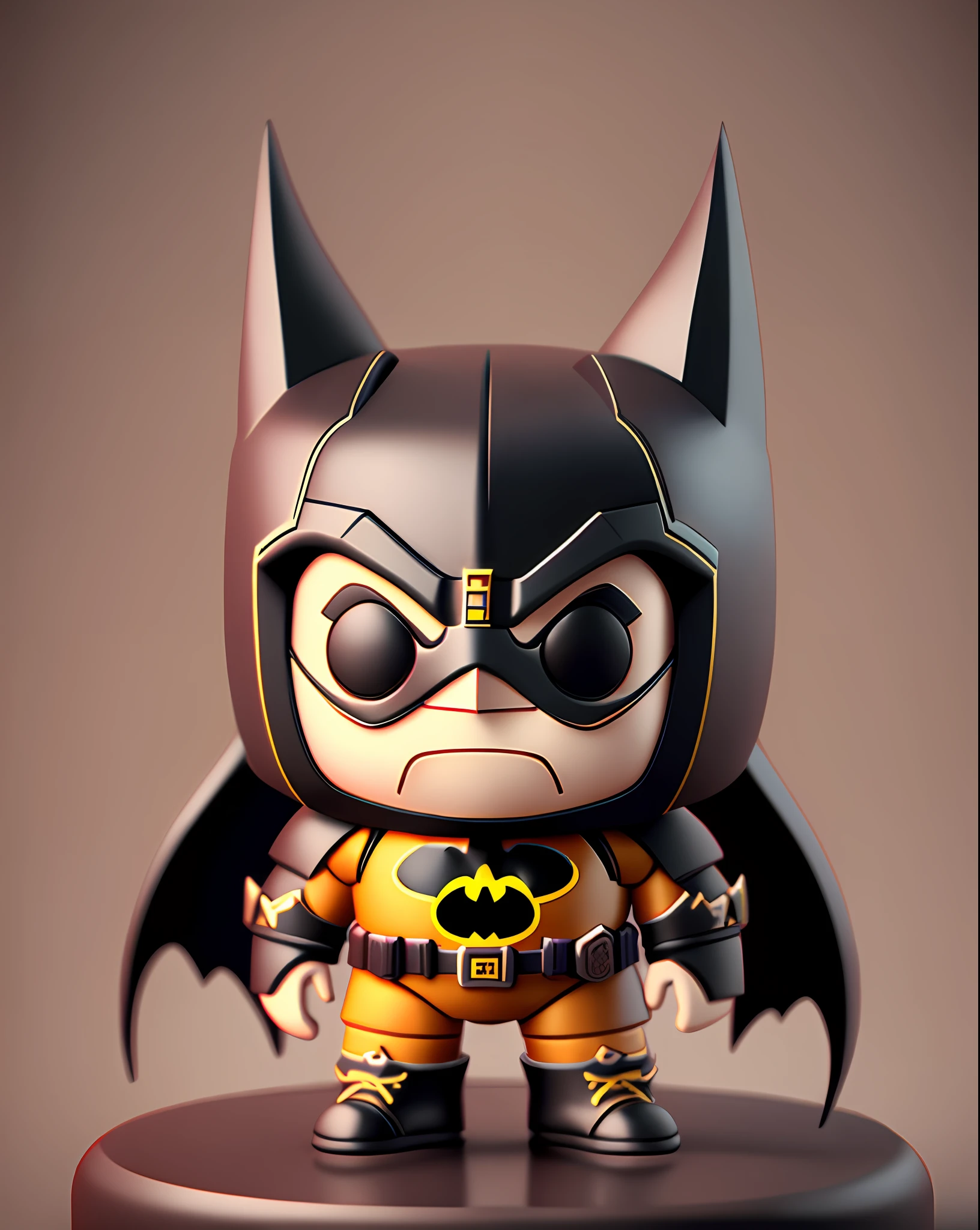 3d render of Batman funko pop chibi --auto --s2