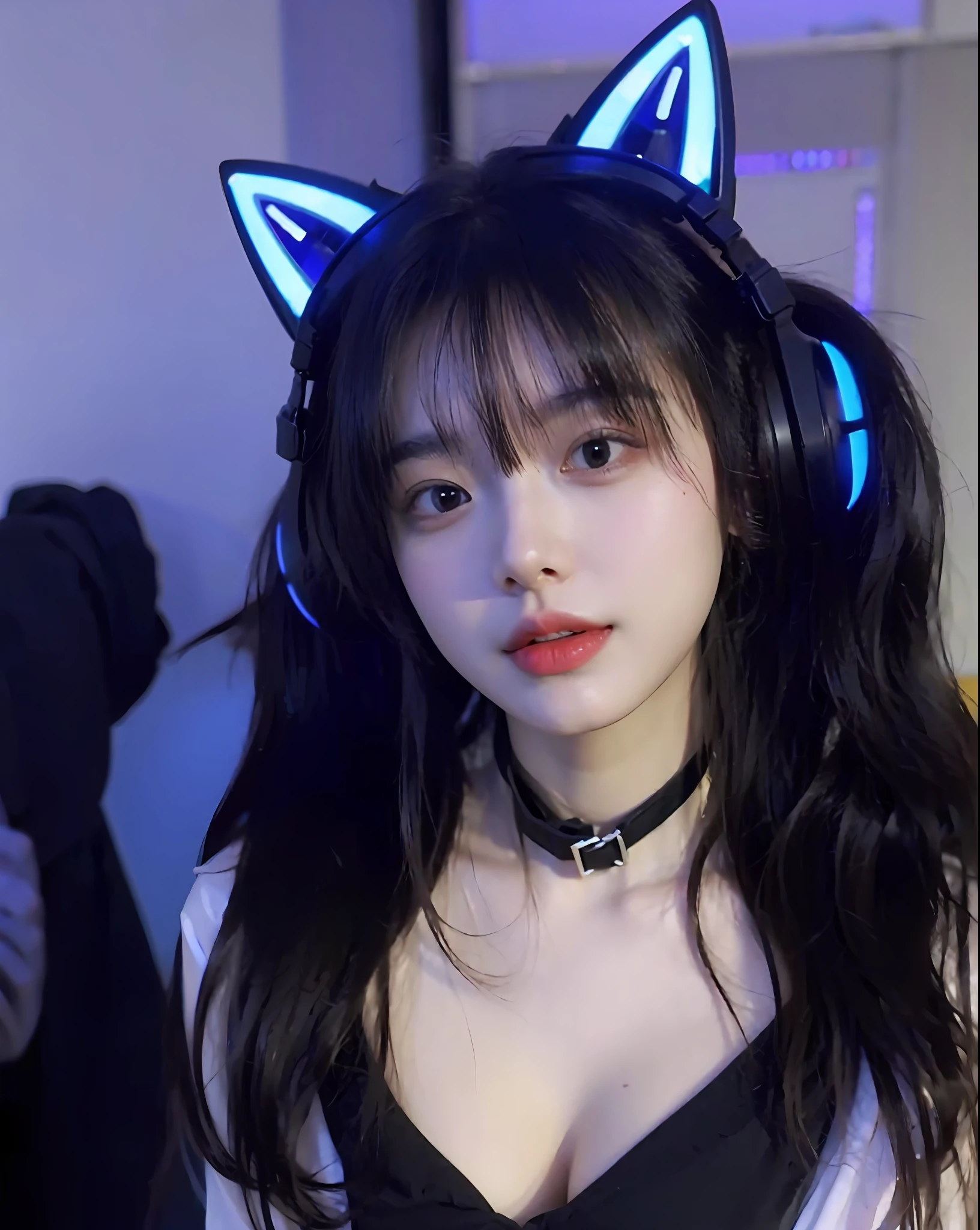 (Large breast:1.4),(shirt:1.4),(Best quality,masterpiece,ultra high res,(photorealistic:1.4),1girl,(:1.4),(long hair:1.6)